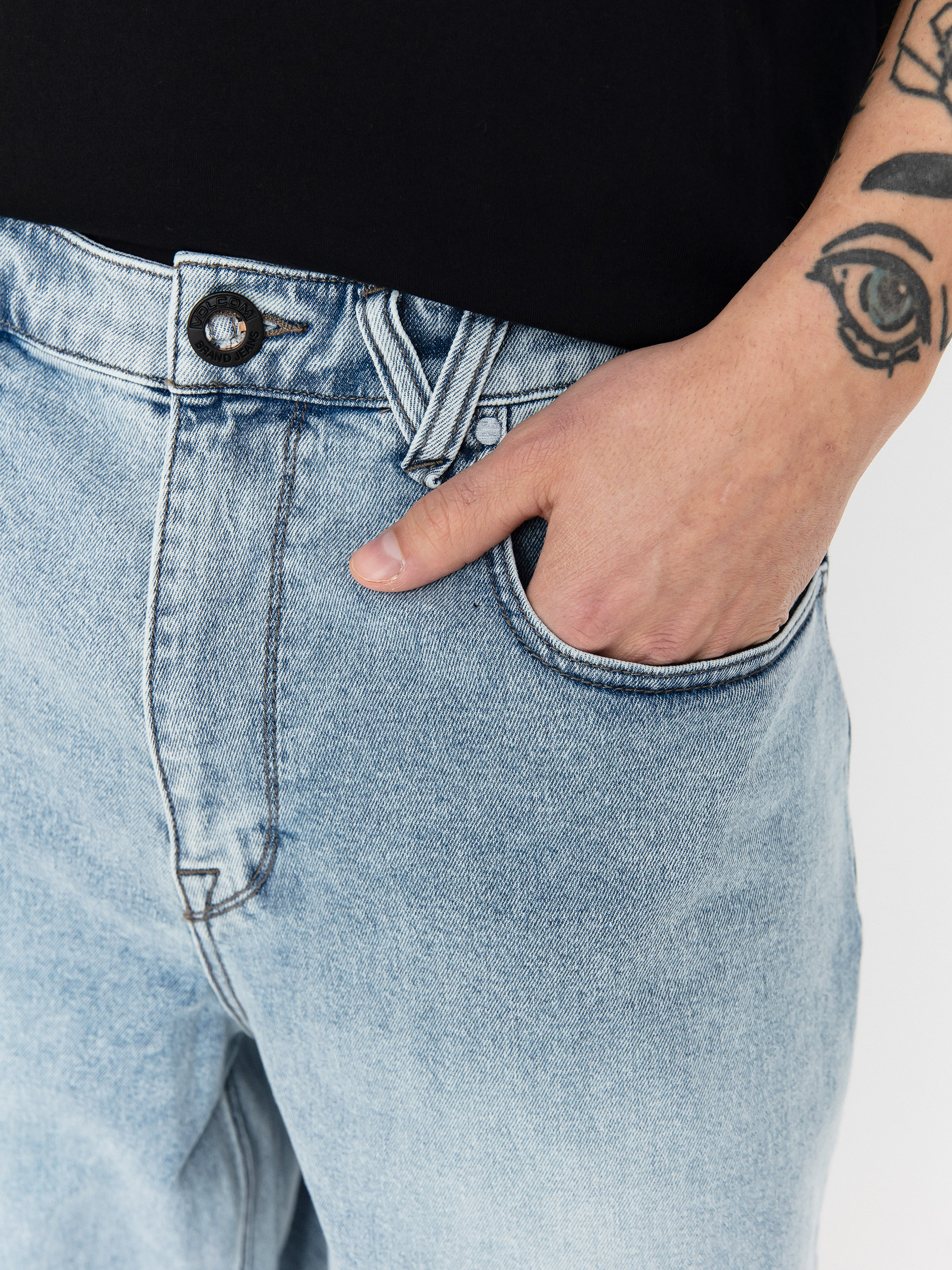 Nohavice Volcom Chillow (desert dirt indigo)