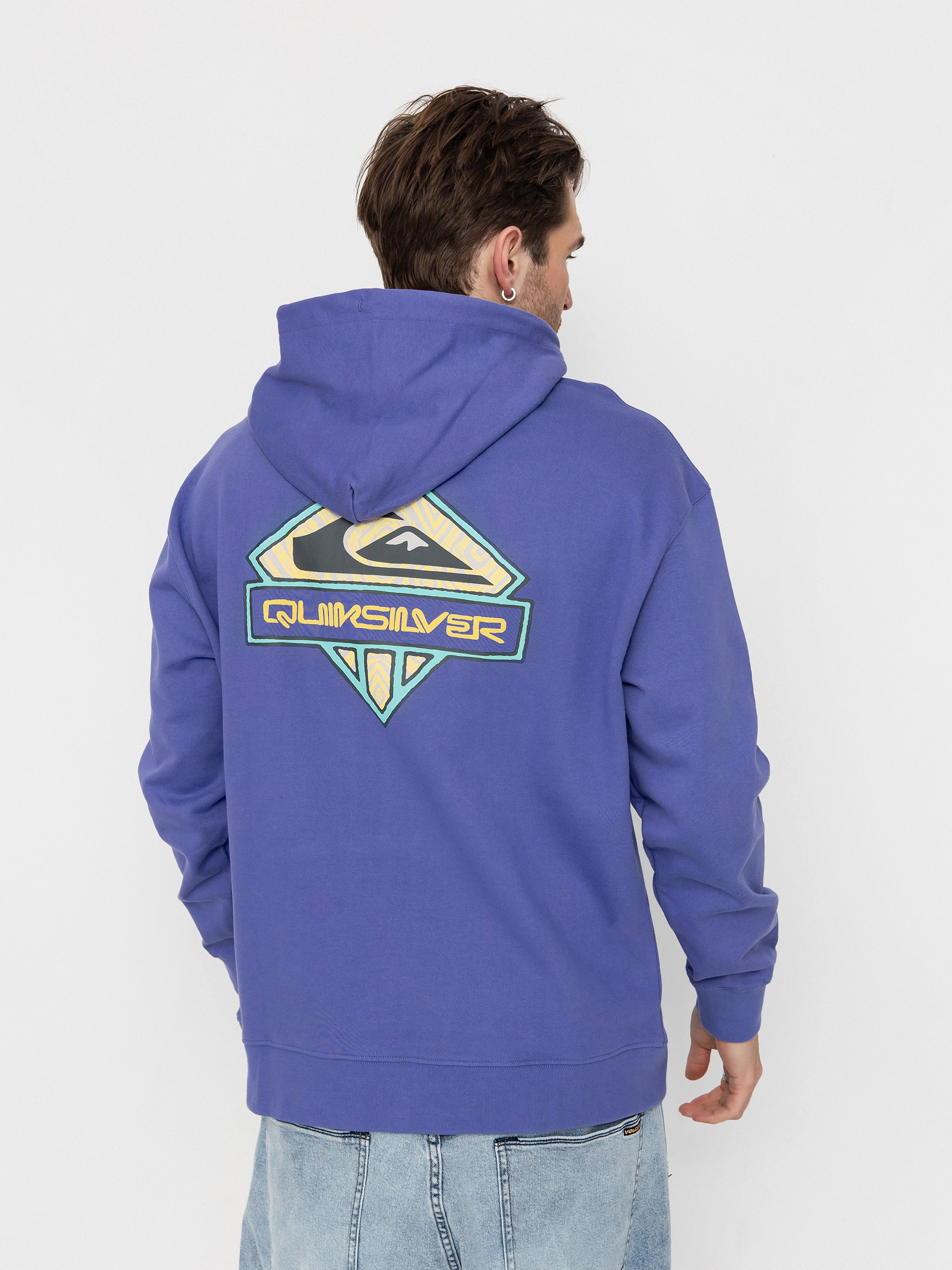 Mikina s kapucňou Quiksilver Apog Heritage HD (dusted peri)
