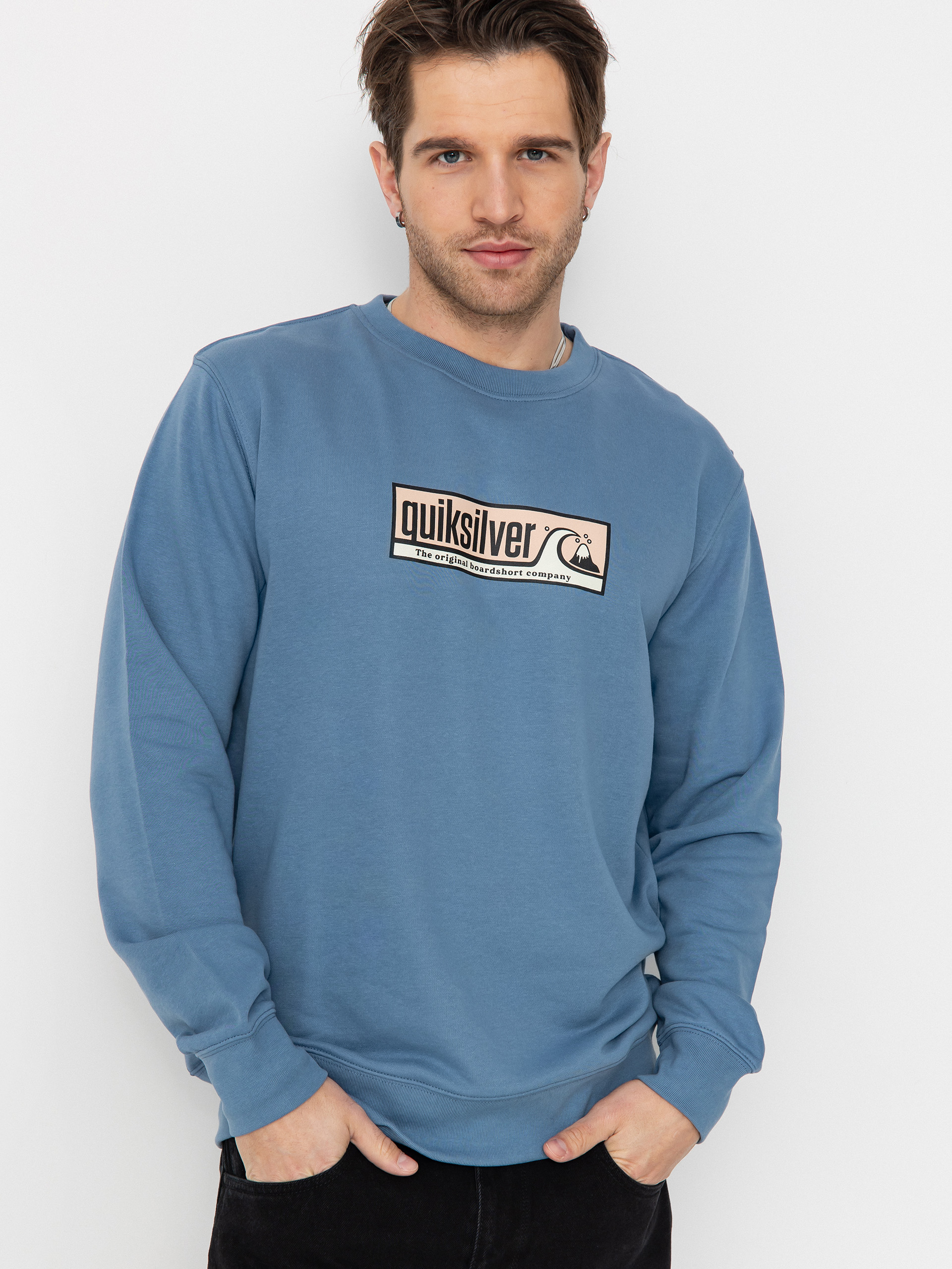 Mikina Quiksilver Graphic Mix (coronet blue)