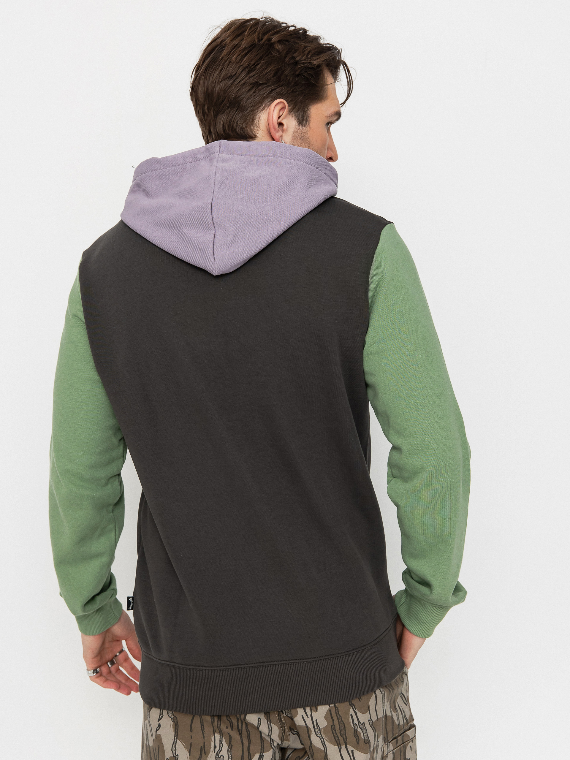 Mikina s kapucňou Billabong Arch Block HD (raven)