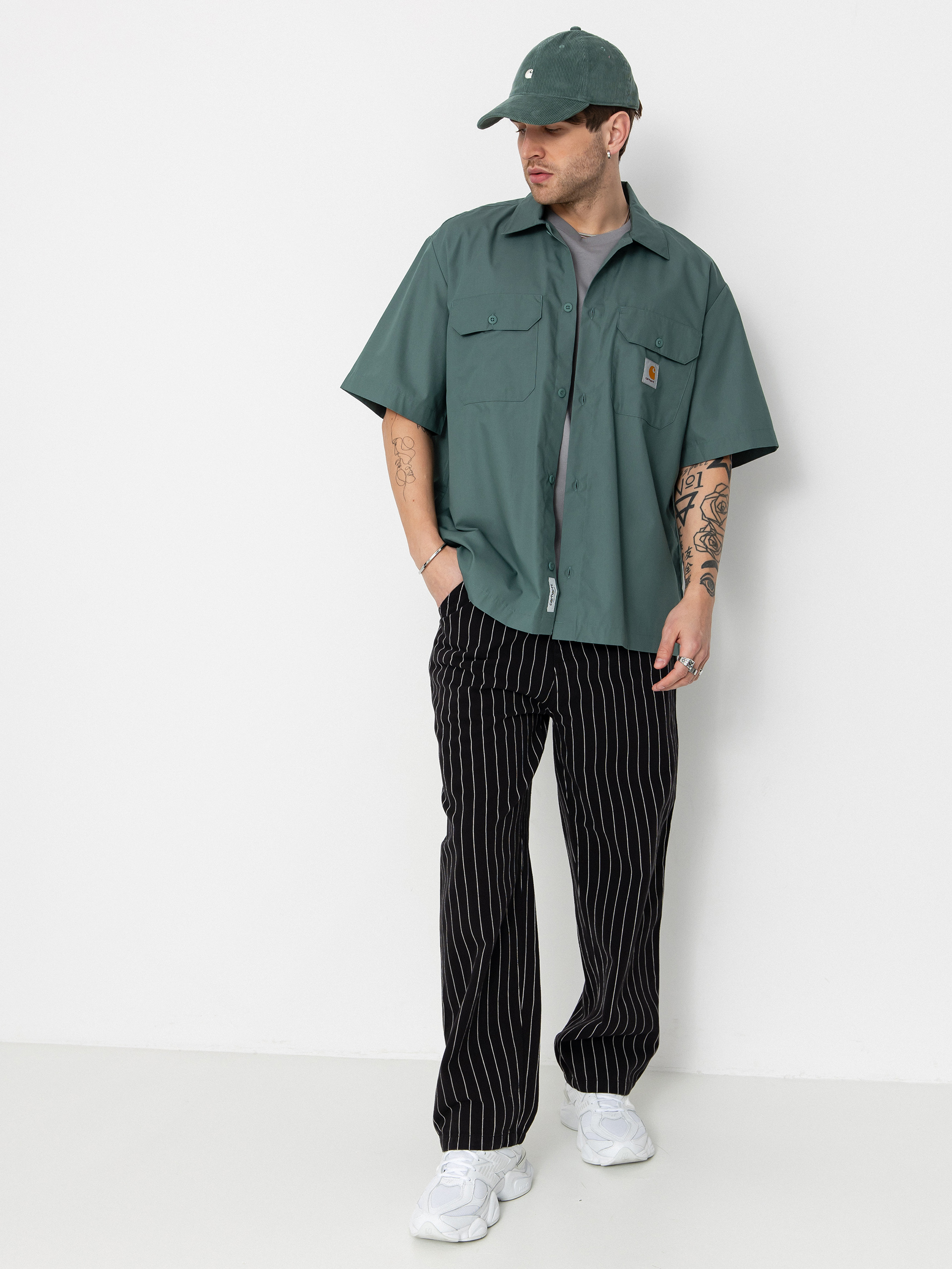 Košeľa Carhartt WIP Craft (silver pine)
