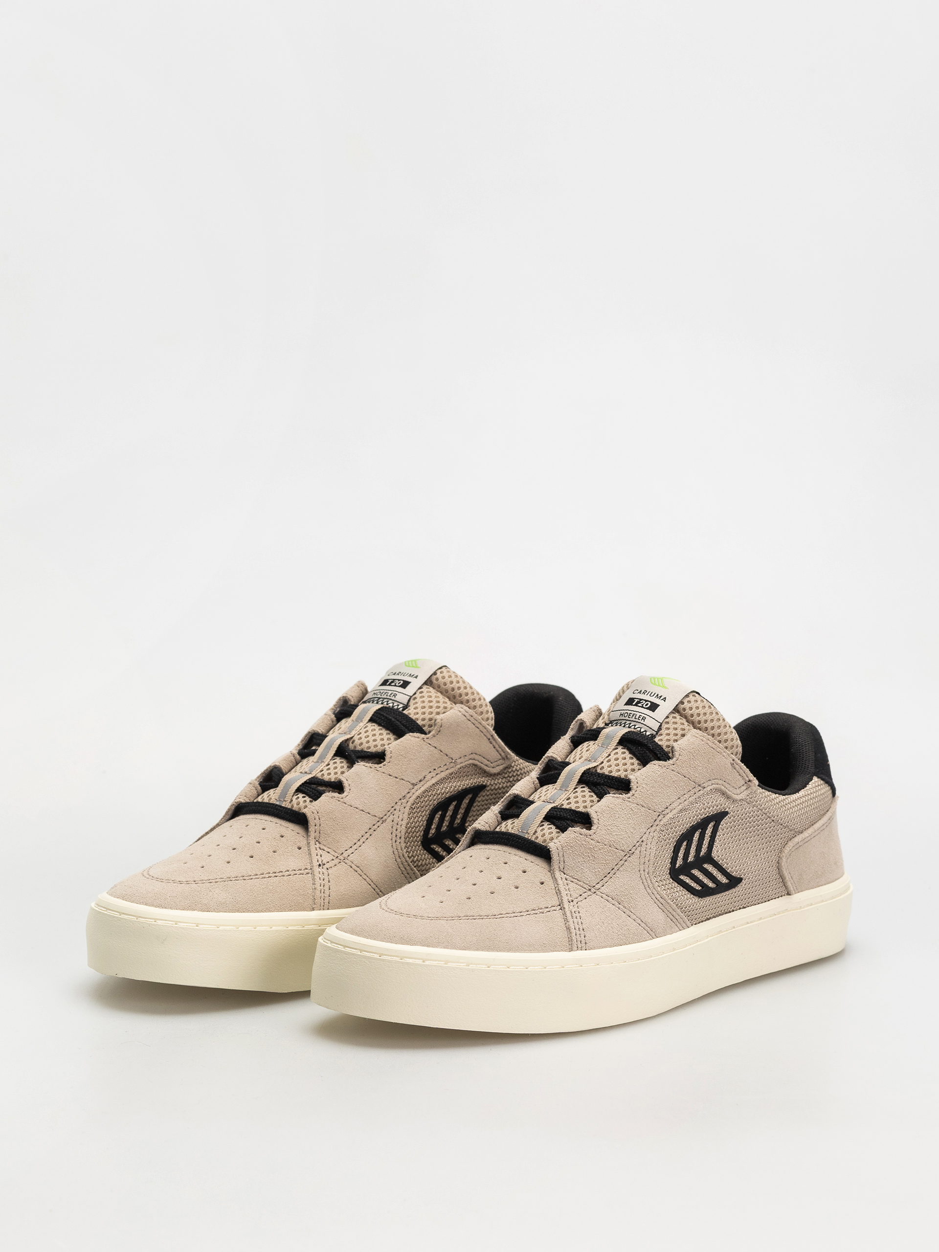 Topánky Cariuma T20 Pro (plaza taupe suede and mesh black logo)