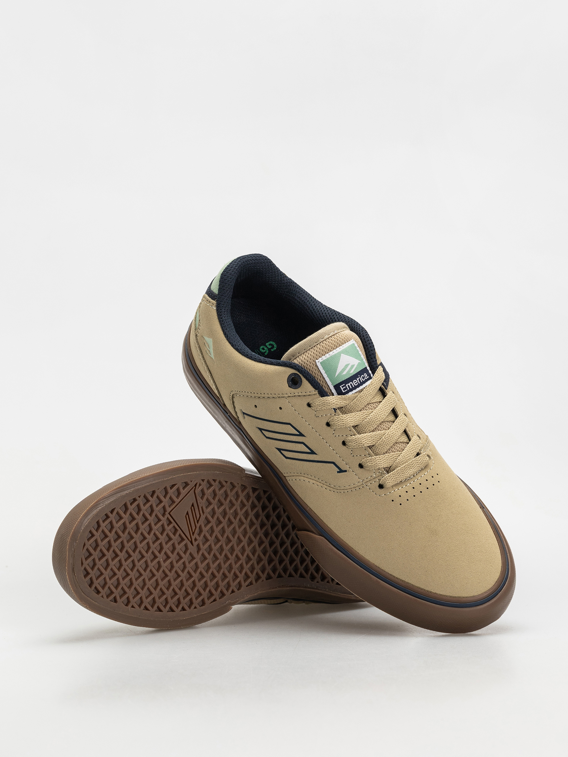 Topánky Emerica The Low Vulc (tan/blue/green)