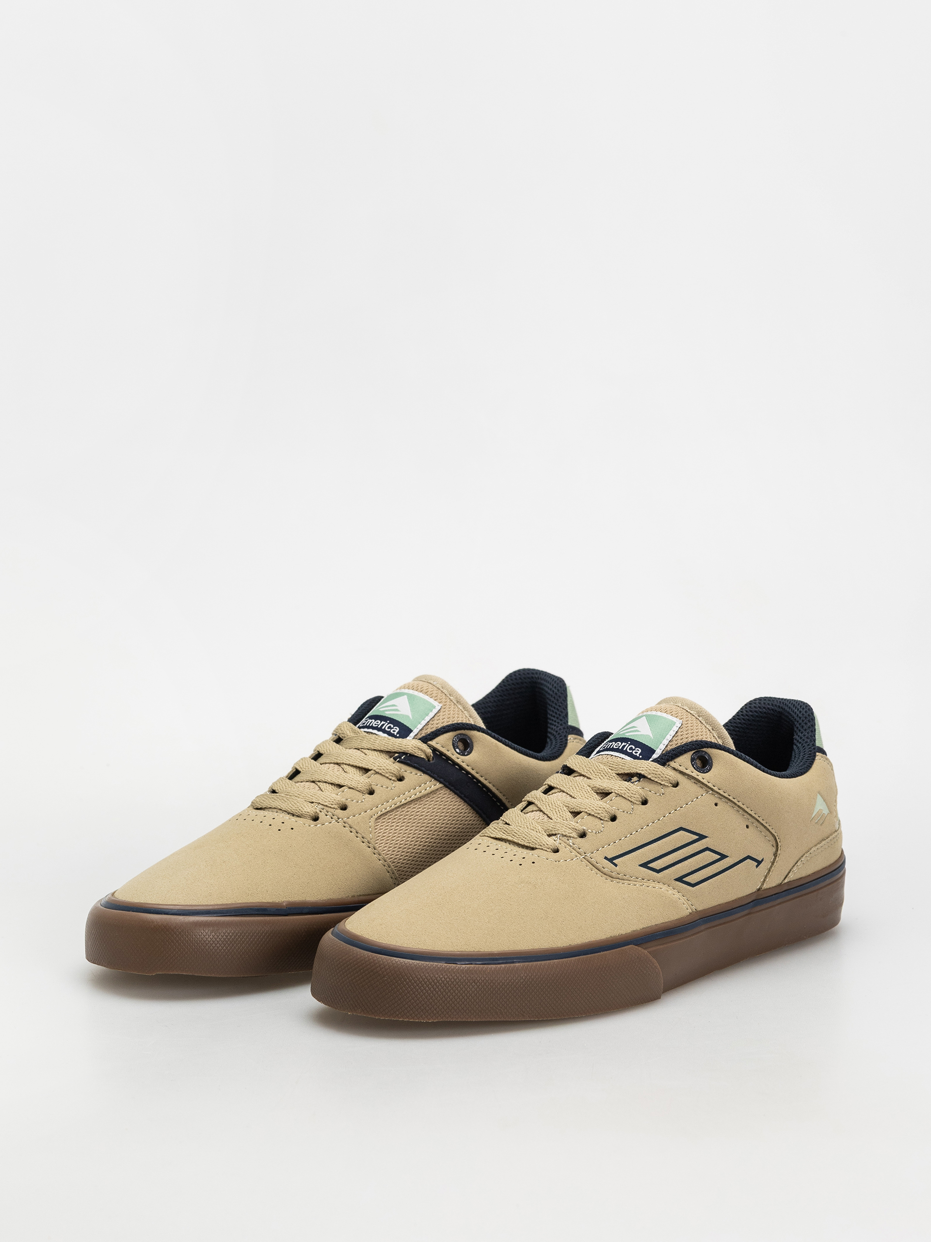 Topánky Emerica The Low Vulc (tan/blue/green)