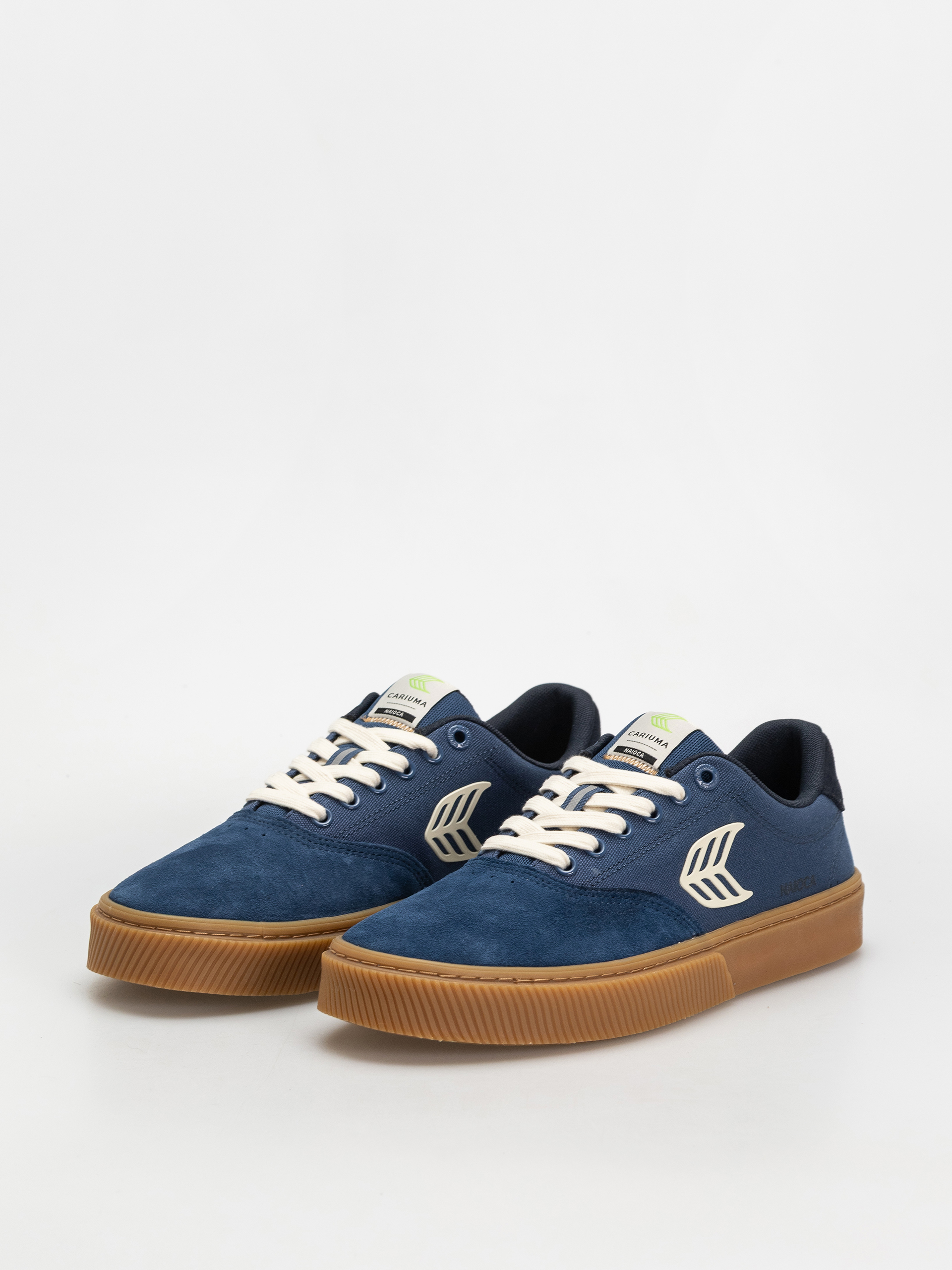 Topánky Cariuma Naioca Pro (gum shadow blue suede and canvas ivory logo navy)