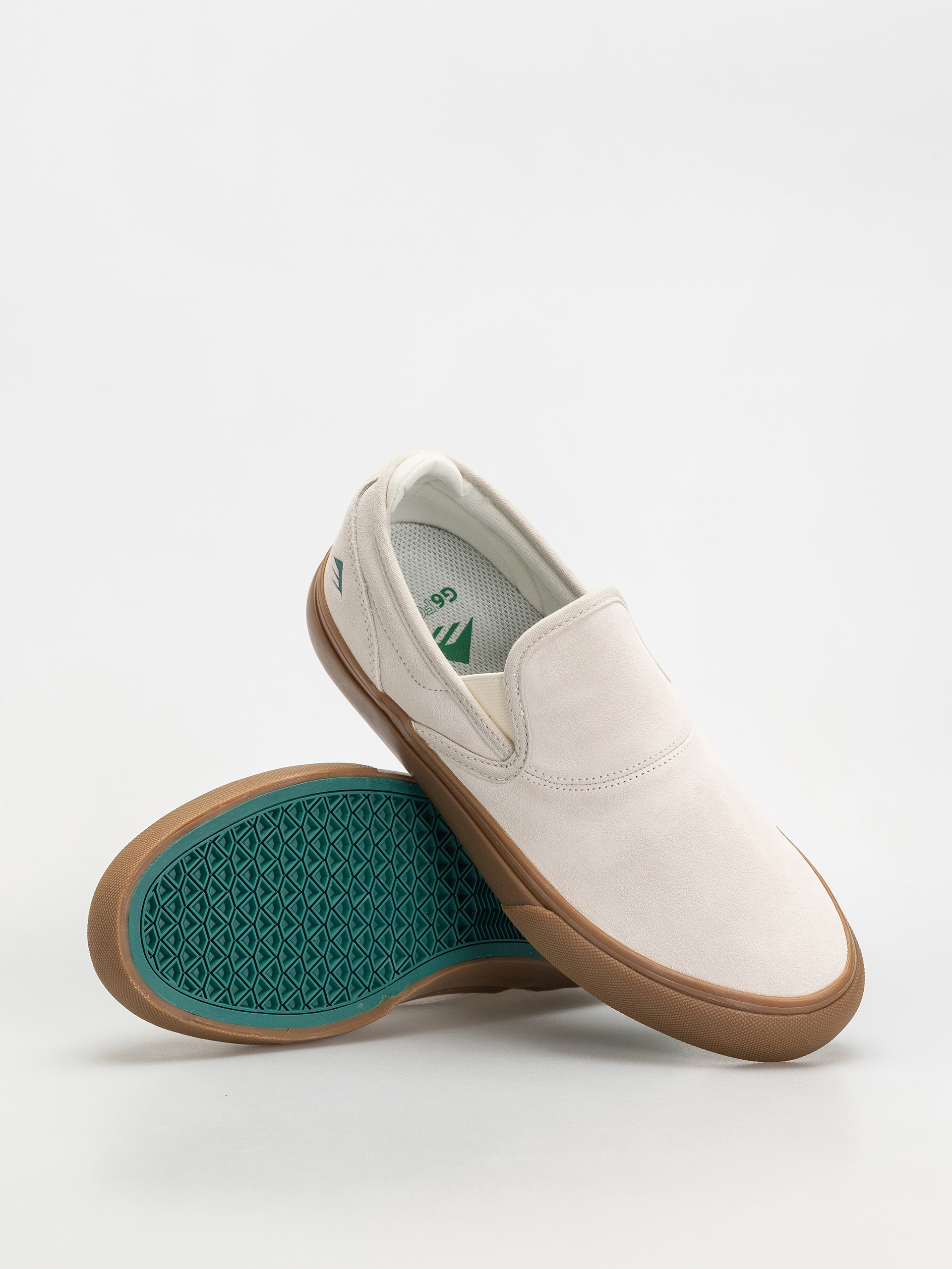 Topánky Emerica Wino G6 Slip On (white/tan)