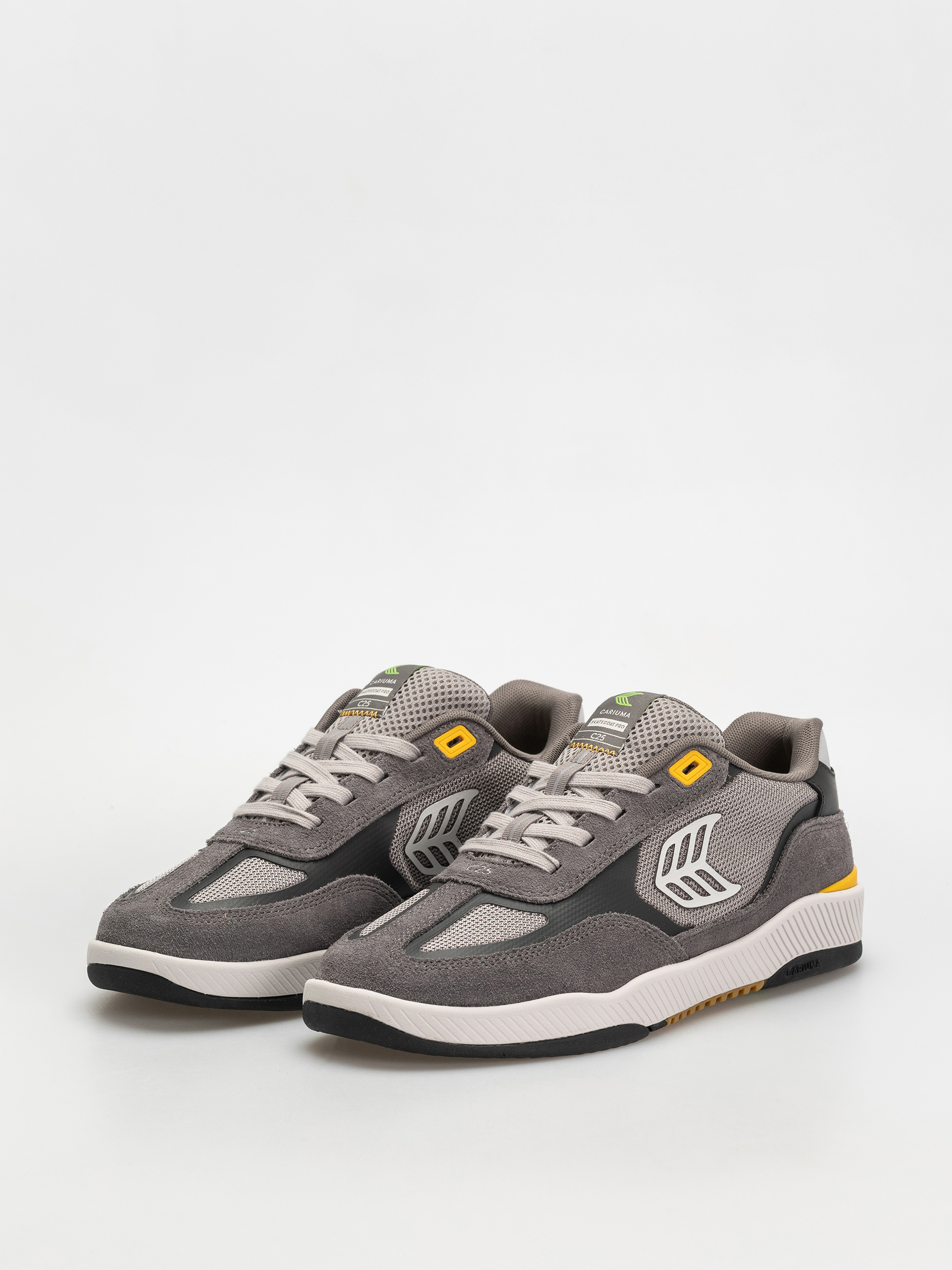 Topánky Cariuma Skategoat C25 Pro (charcoal grey suede light grey mesh ice logo yellow)
