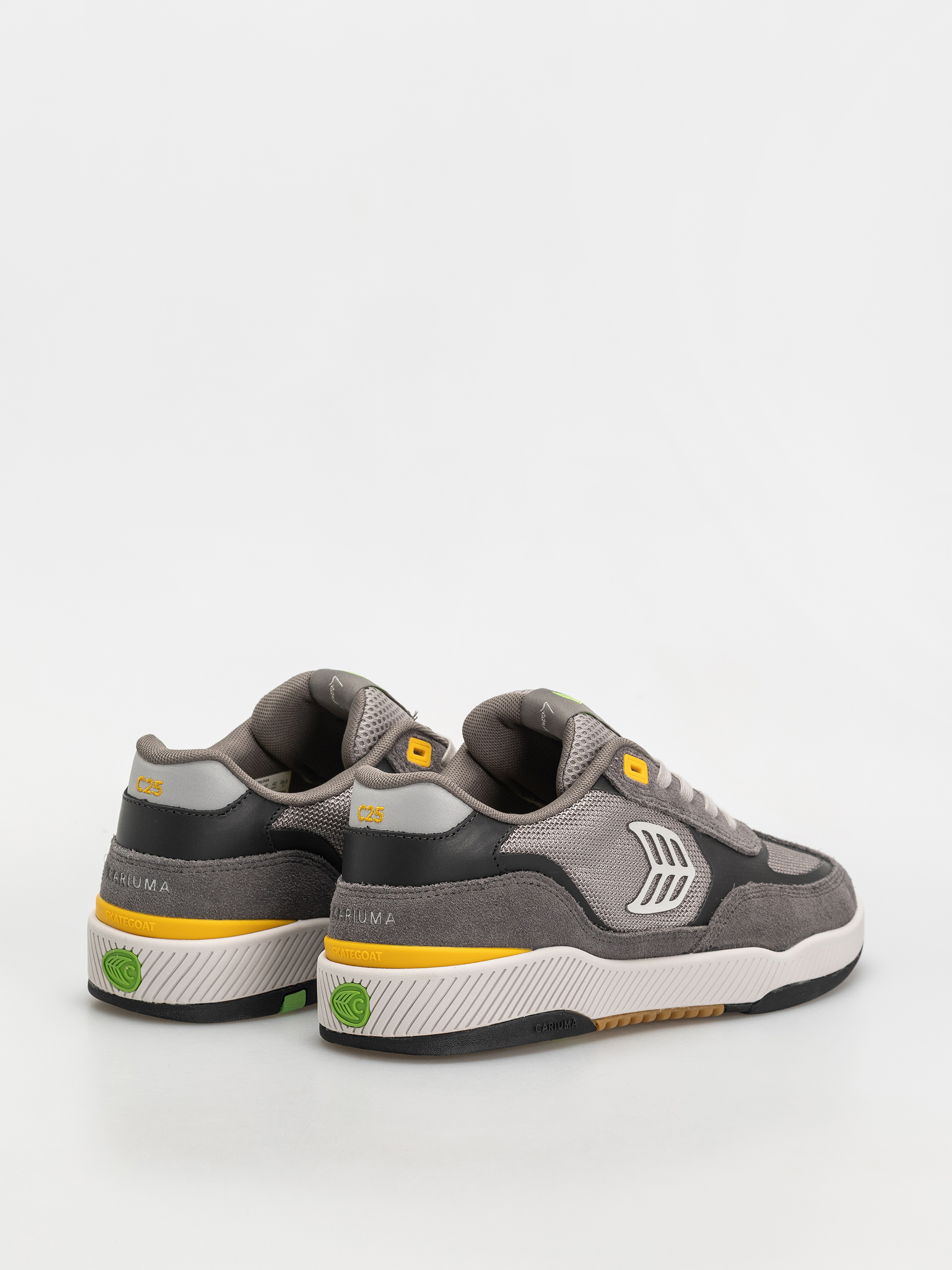 Topánky Cariuma Skategoat C25 Pro (charcoal grey suede light grey mesh ice logo yellow)
