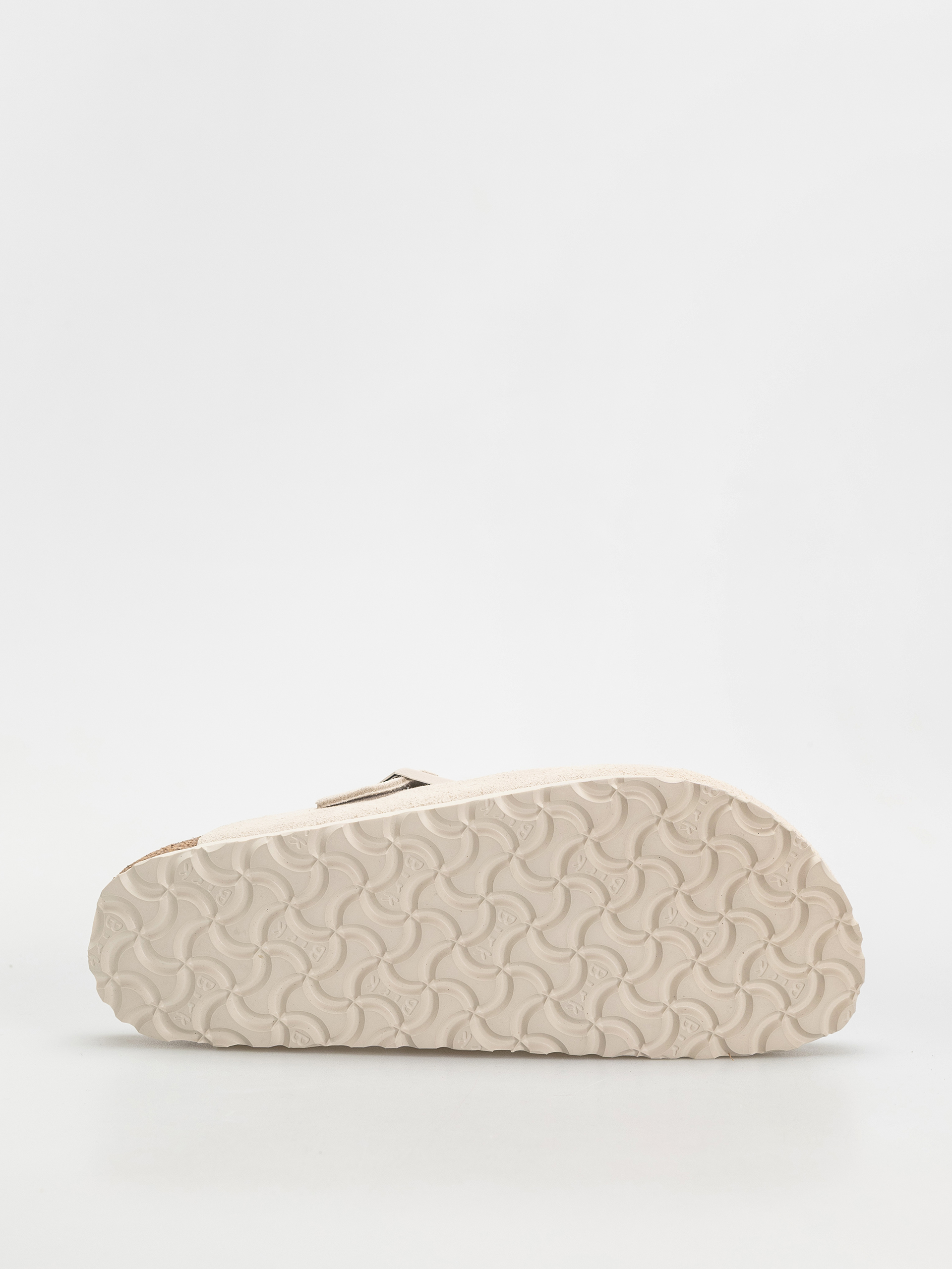 Šľapky Birkenstock Boston Suede Leather Narrow Wmn (antique white)