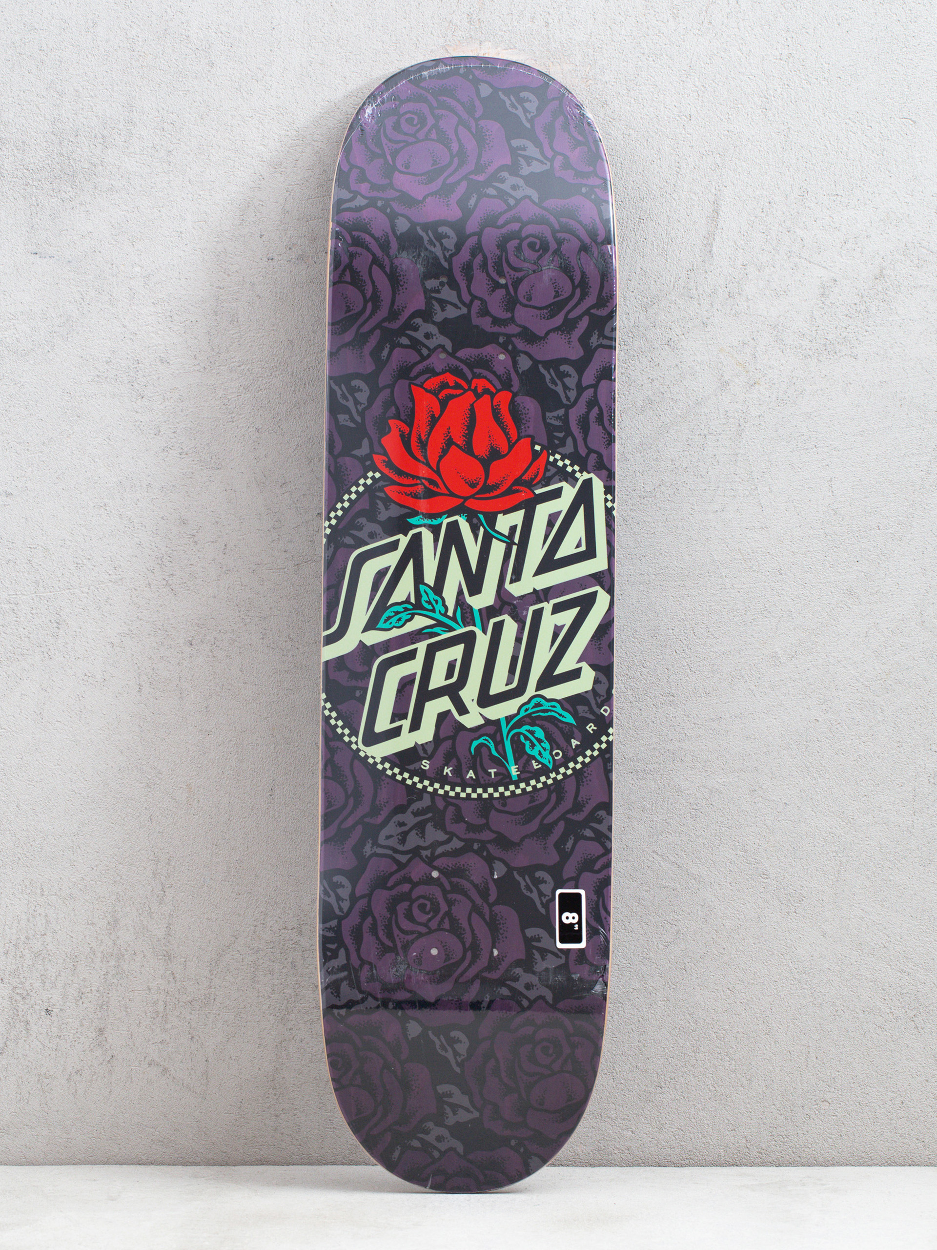 Doska Santa Cruz Rosette Ringed Dot (black/purple)