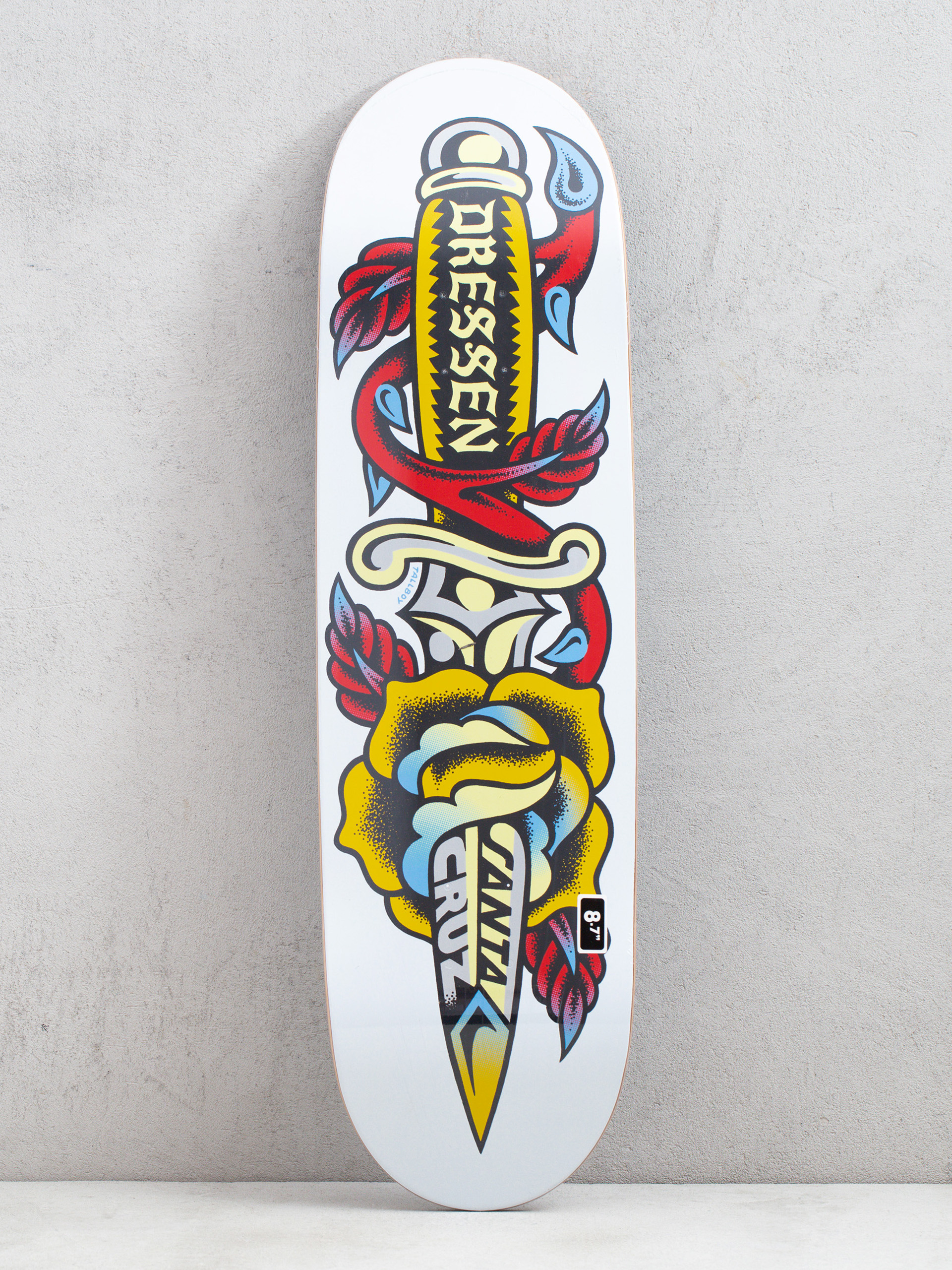 Doska Santa Cruz Dressen Rose Dagger Pro (white)