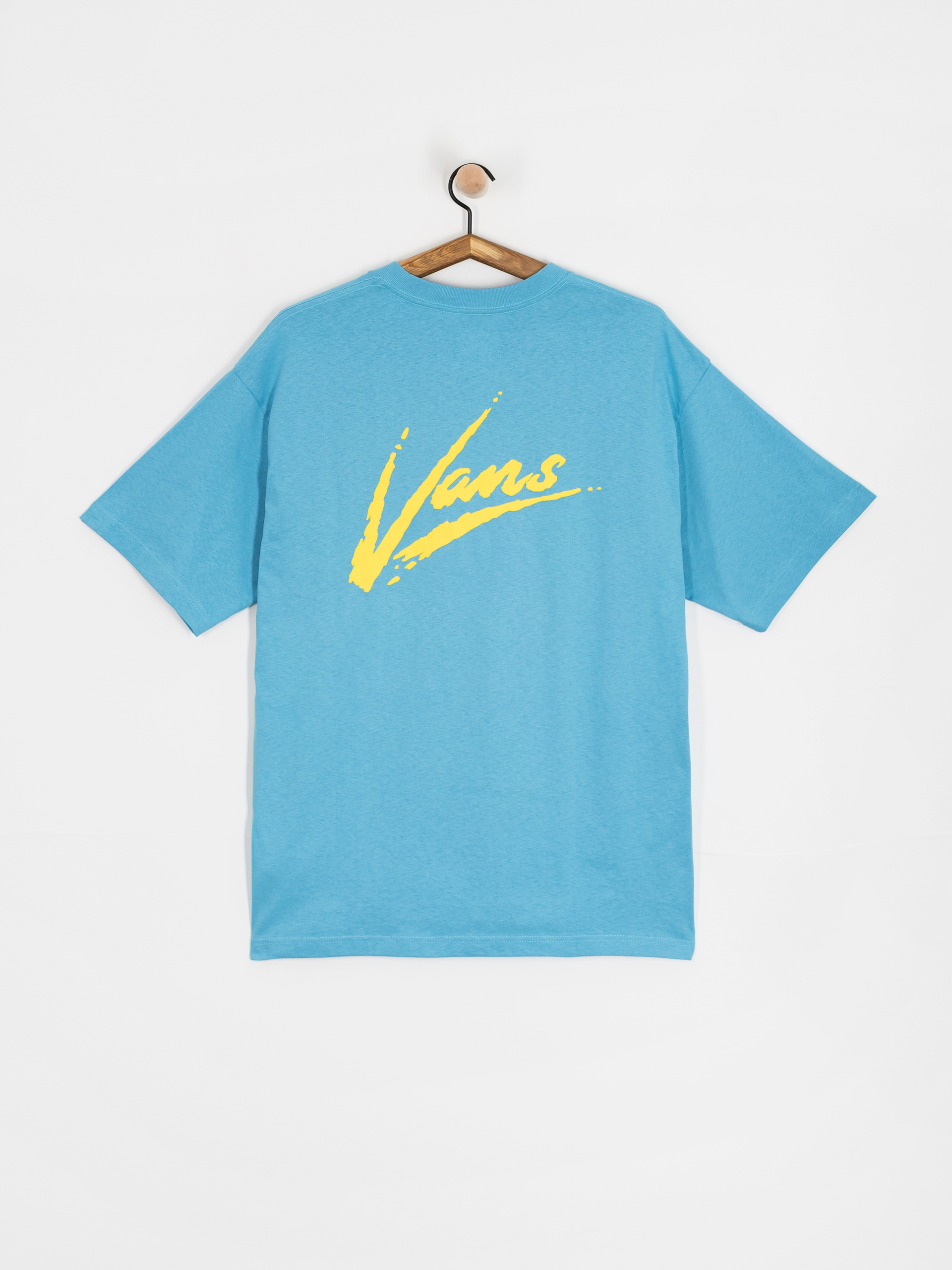 Tričko Vans Brush Script Loose (heritage blue)