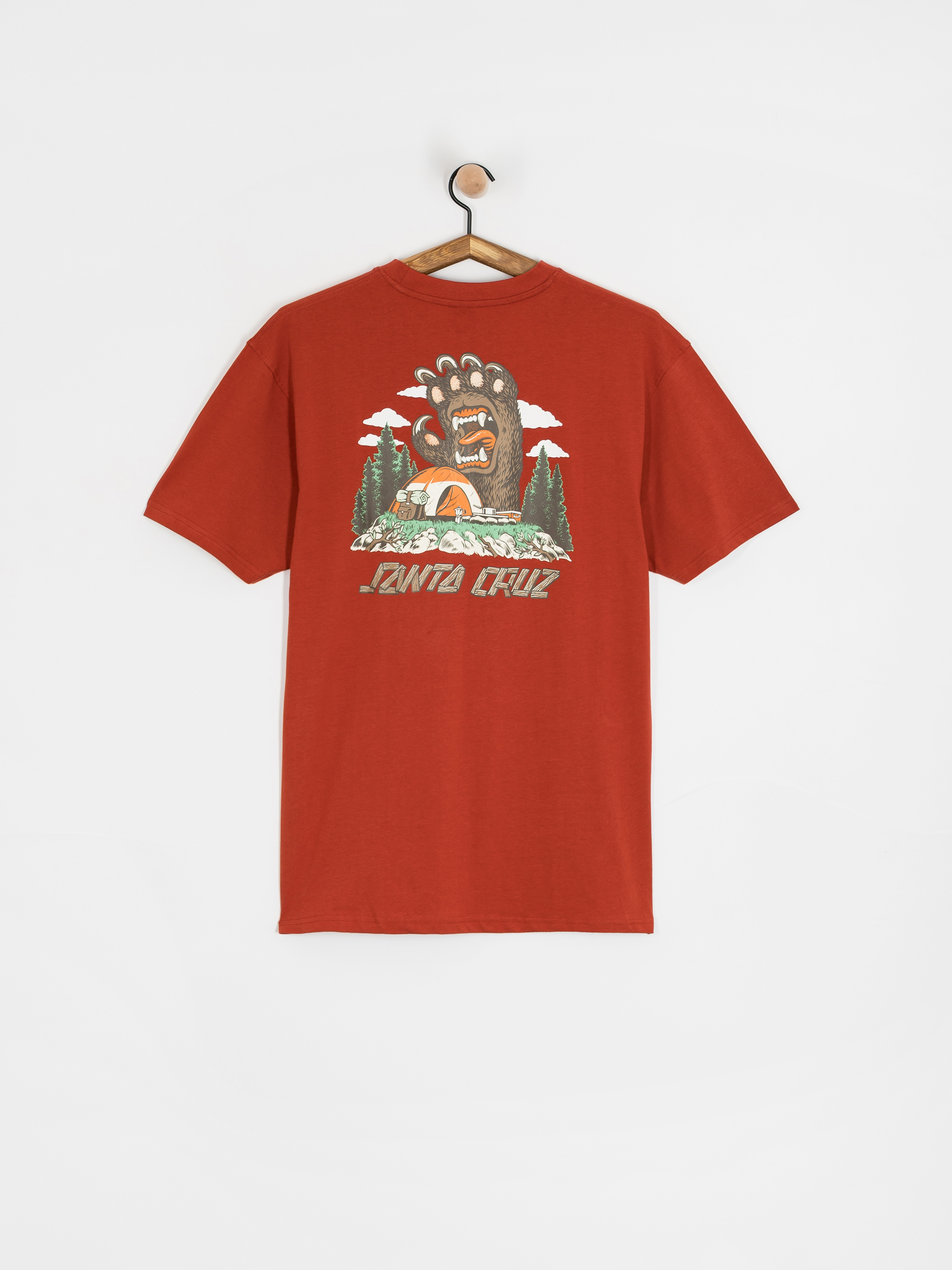 Tričko Santa Cruz Screaming Grizzly (dark rust)