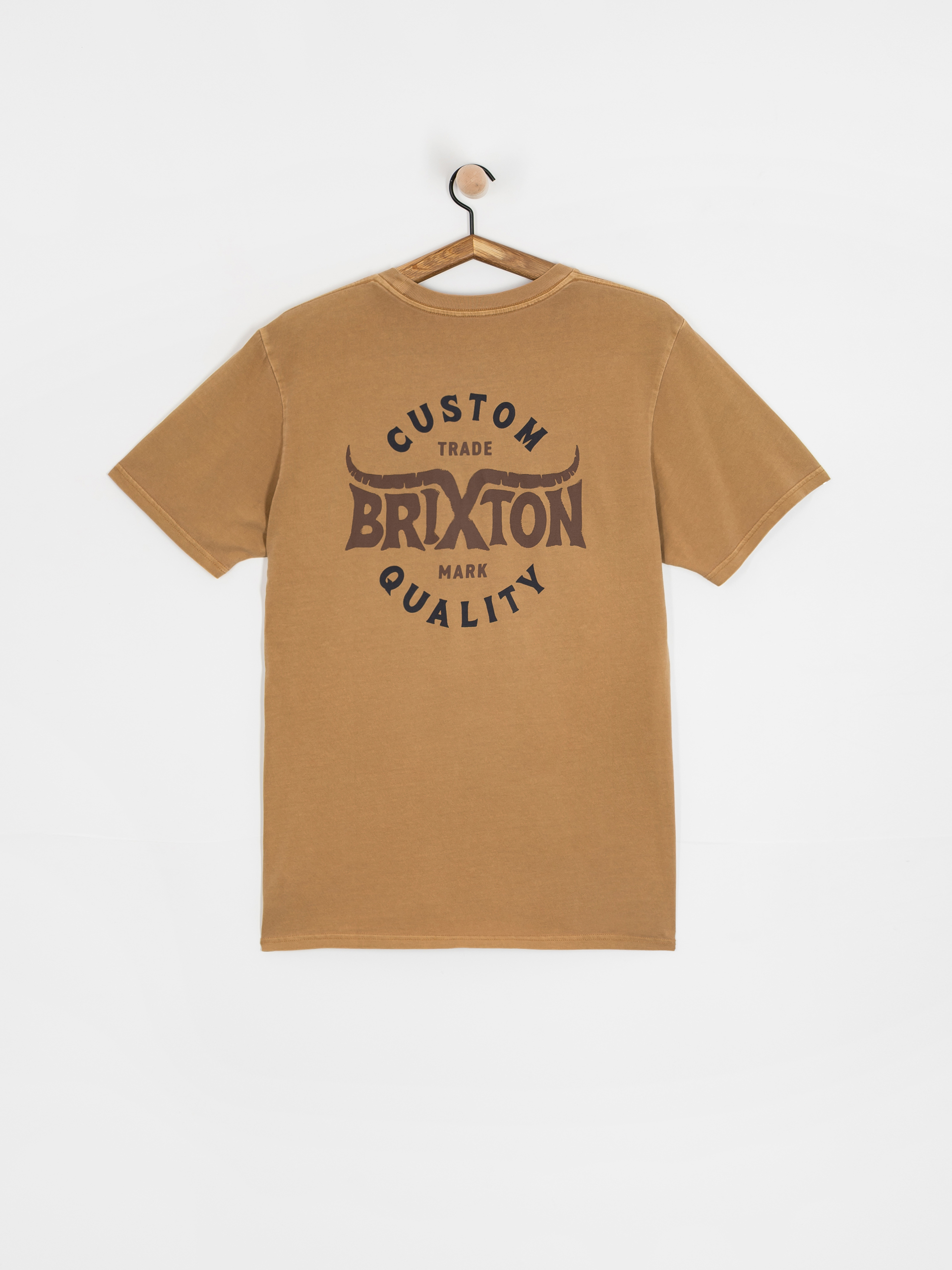 Tričko Brixton Gibson Stt (dijon worn wash)
