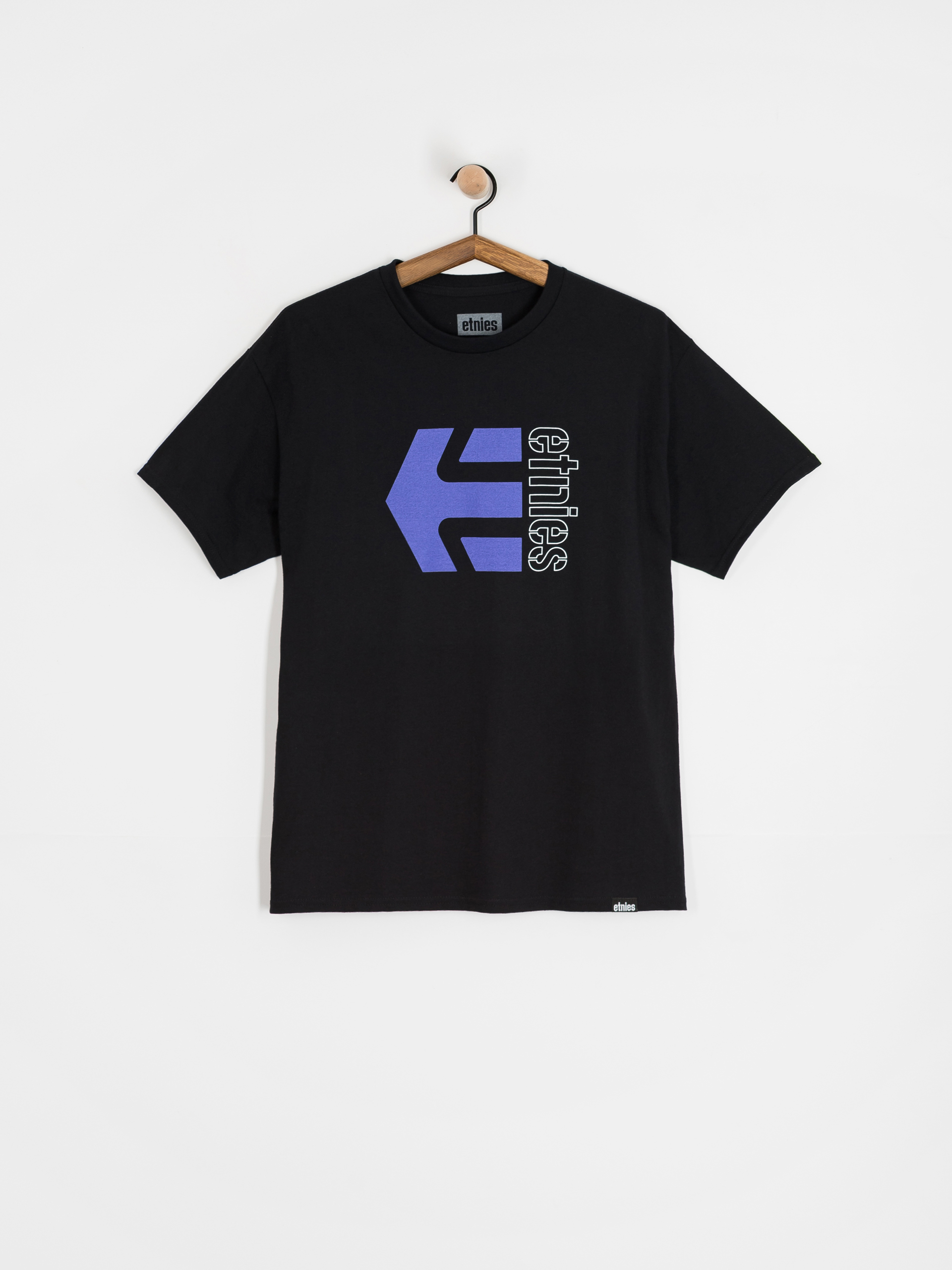 Tričko Etnies Corp Combo (black/blue/white)