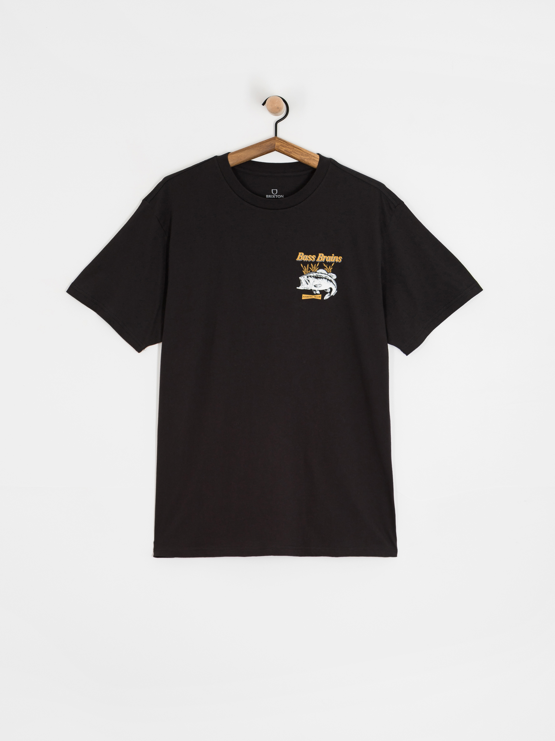 Tričko Brixton Bass Brains Ft (black)