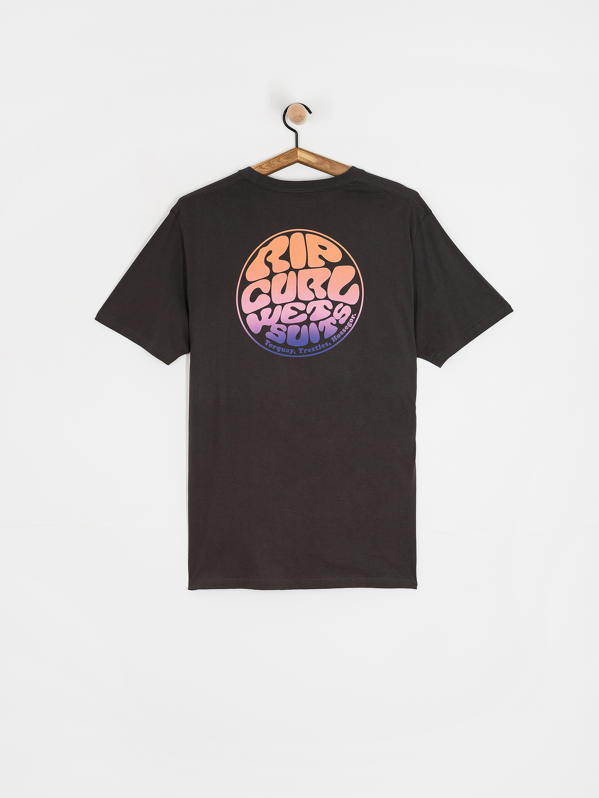 Tričko Rip Curl Wettie Passage Icon (washed black)