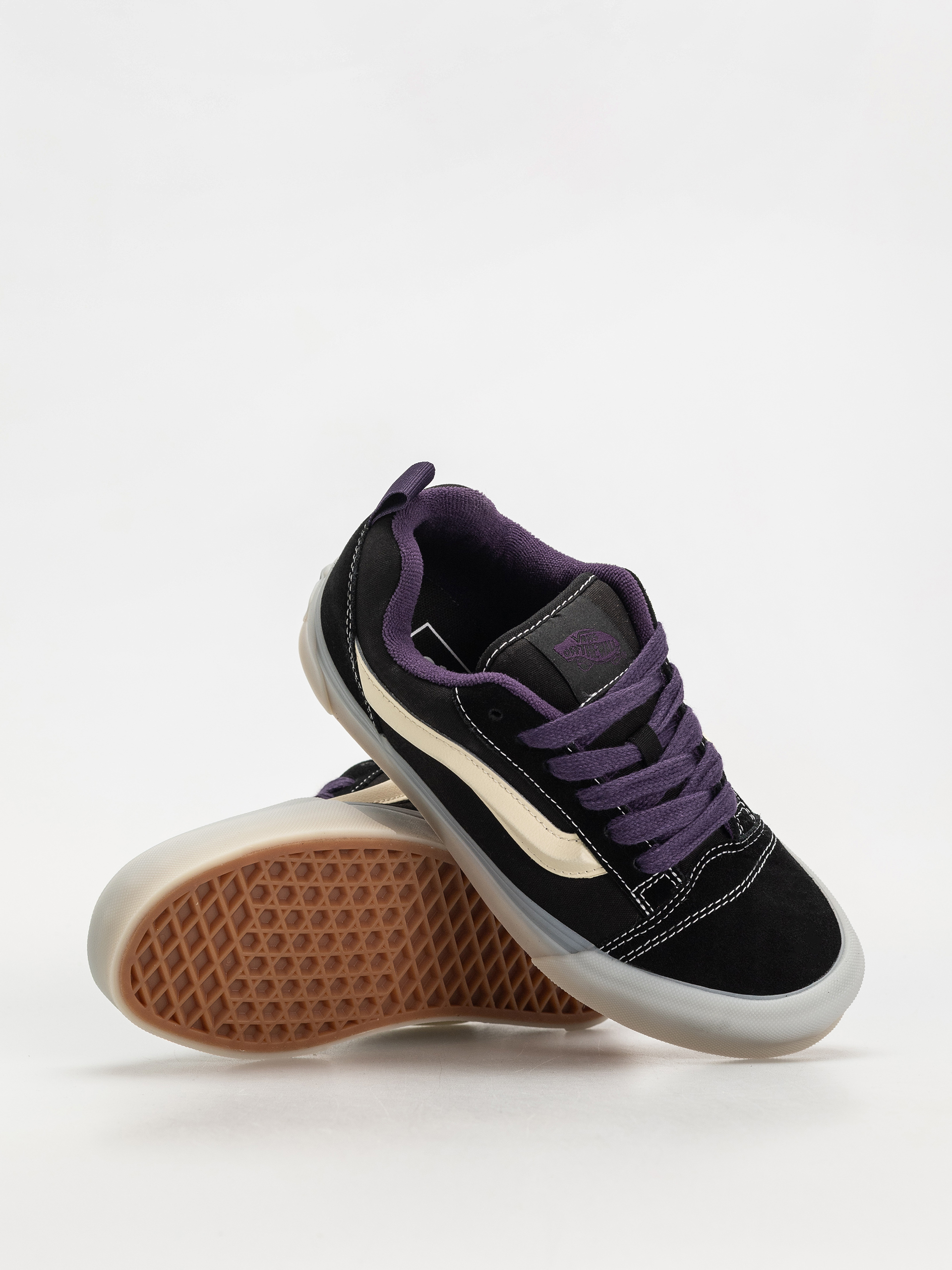 Topánky Vans Knu Skool (glow black/purple)
