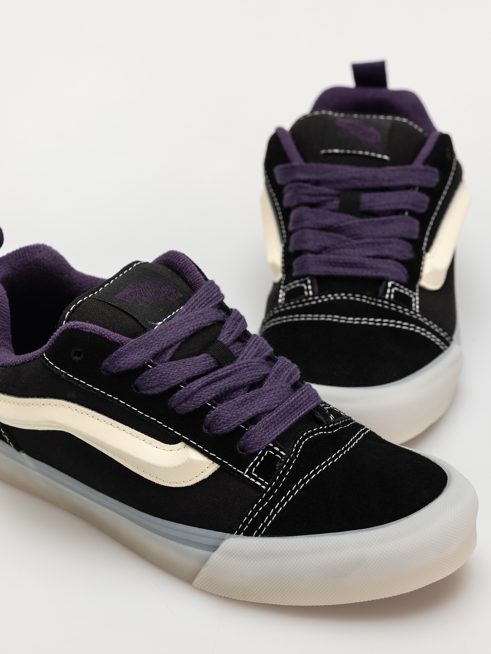 Topánky Vans Knu Skool (glow black/purple)