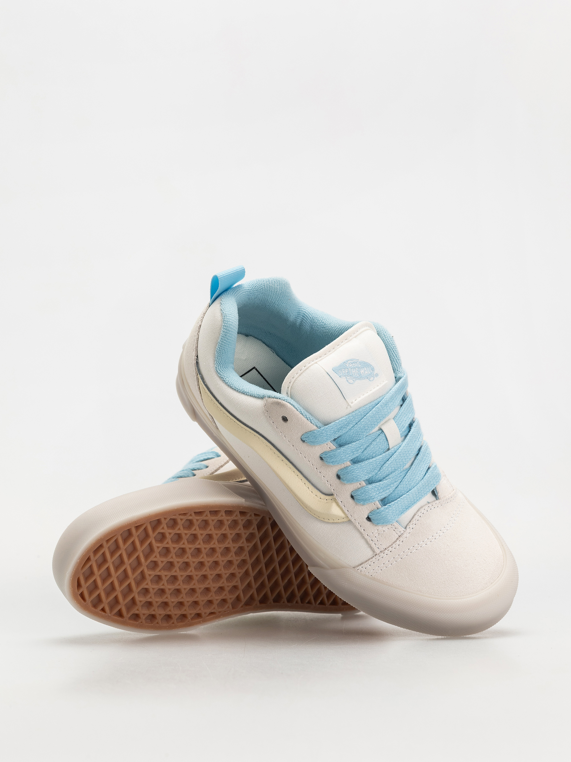Topánky Vans Knu Skool (glow white/blue)