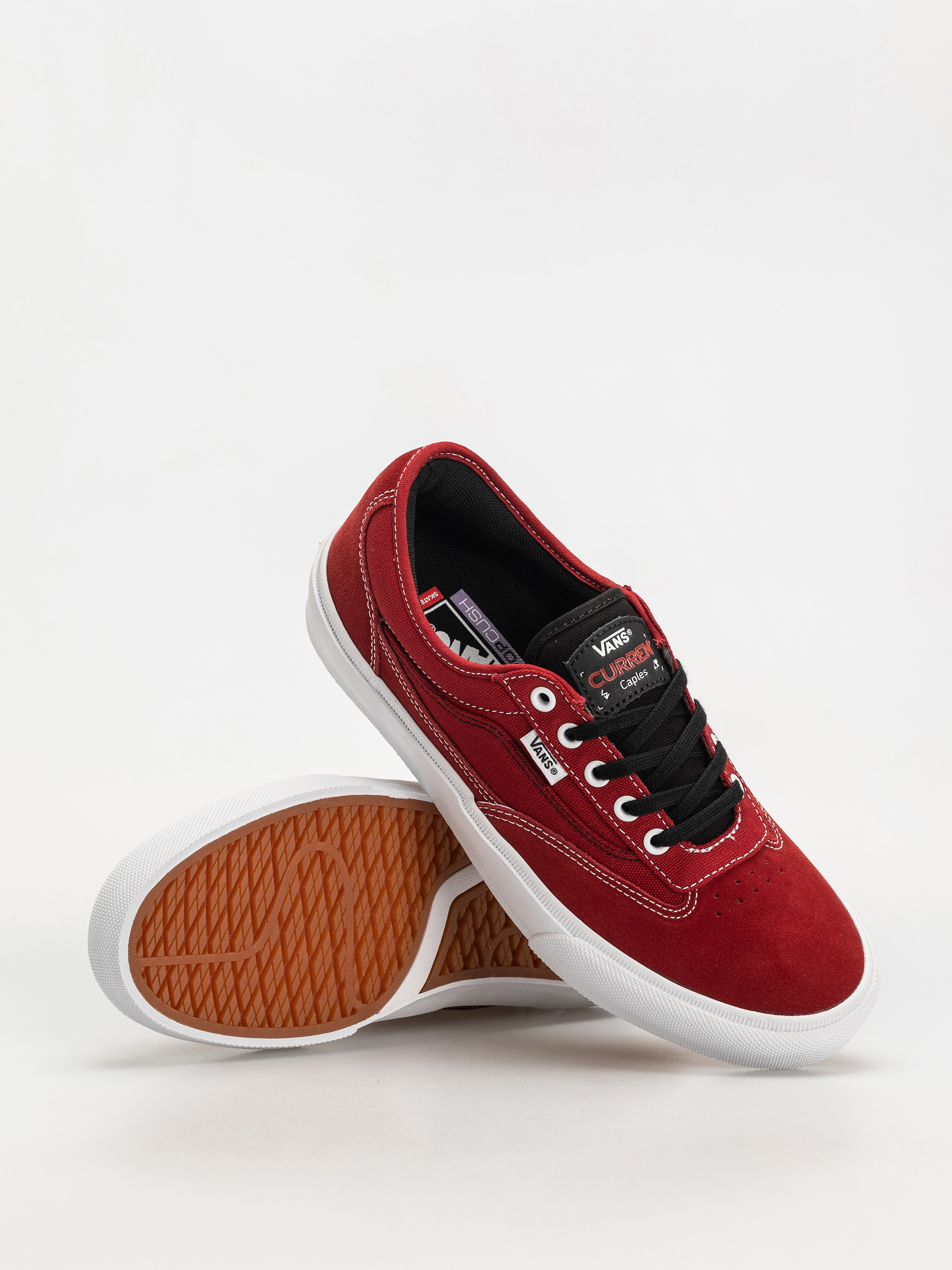 Topánky Vans Skate Curren Caples (red/white)