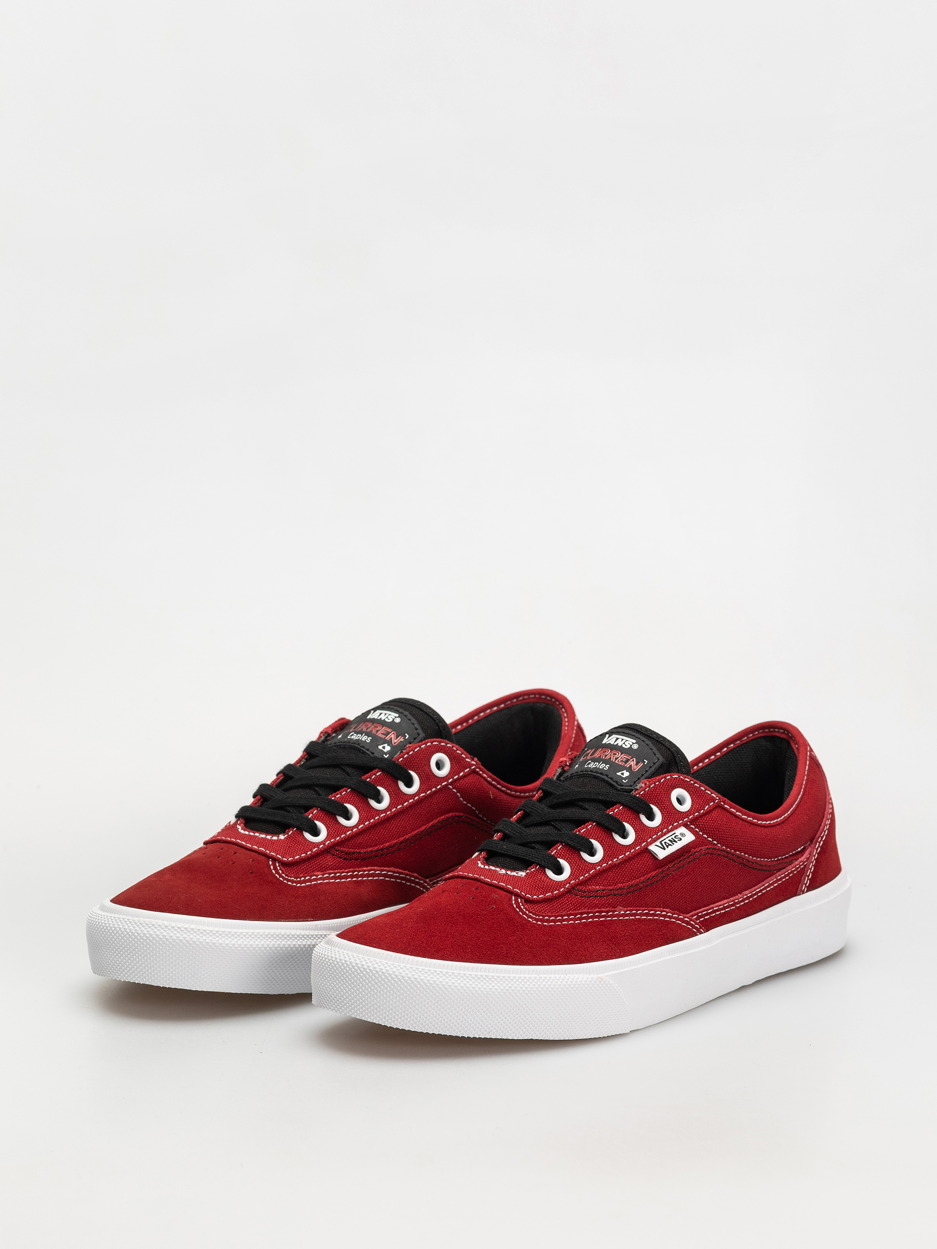 Topánky Vans Skate Curren Caples (red/white)