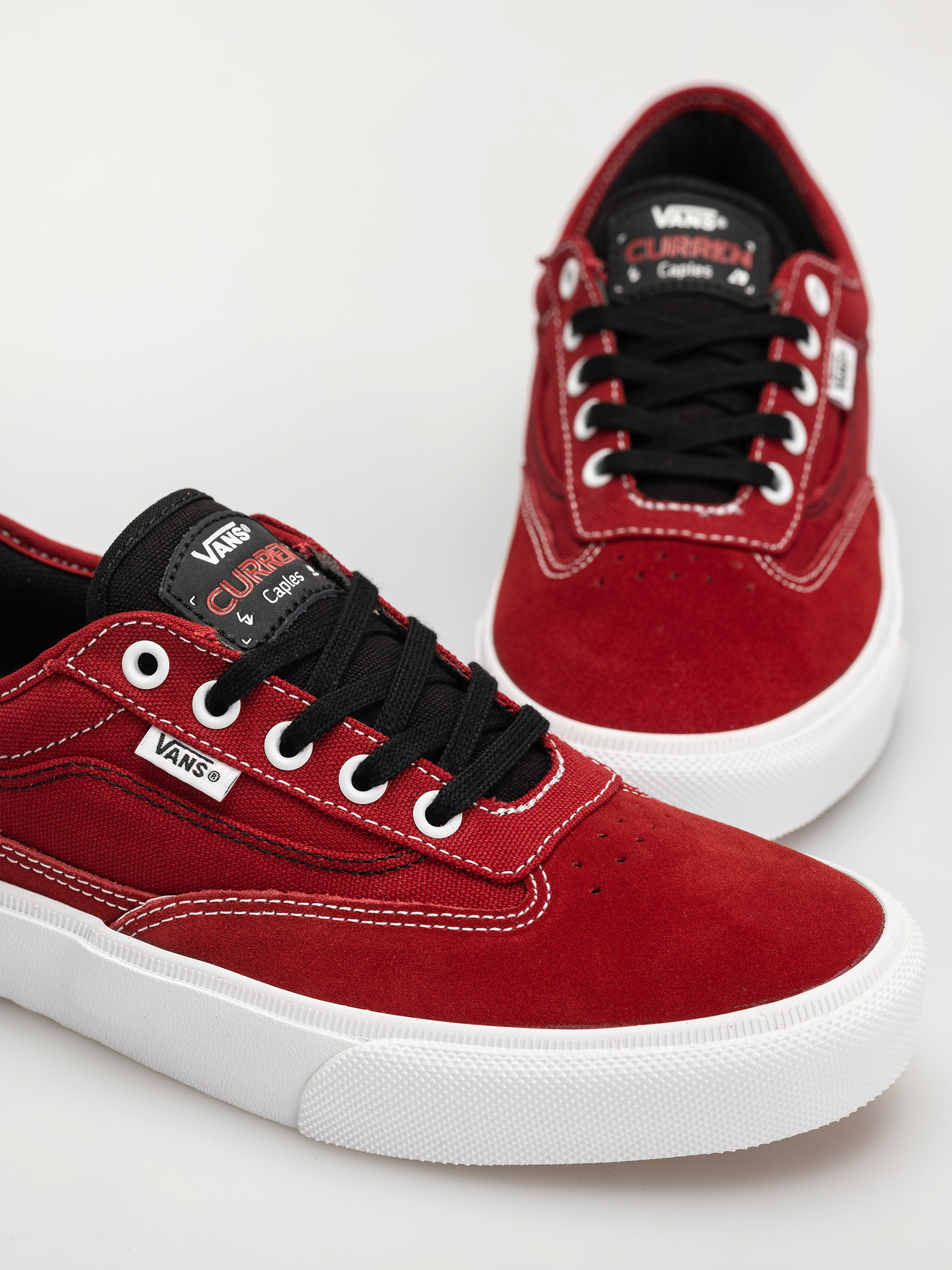Topánky Vans Skate Curren Caples (red/white)