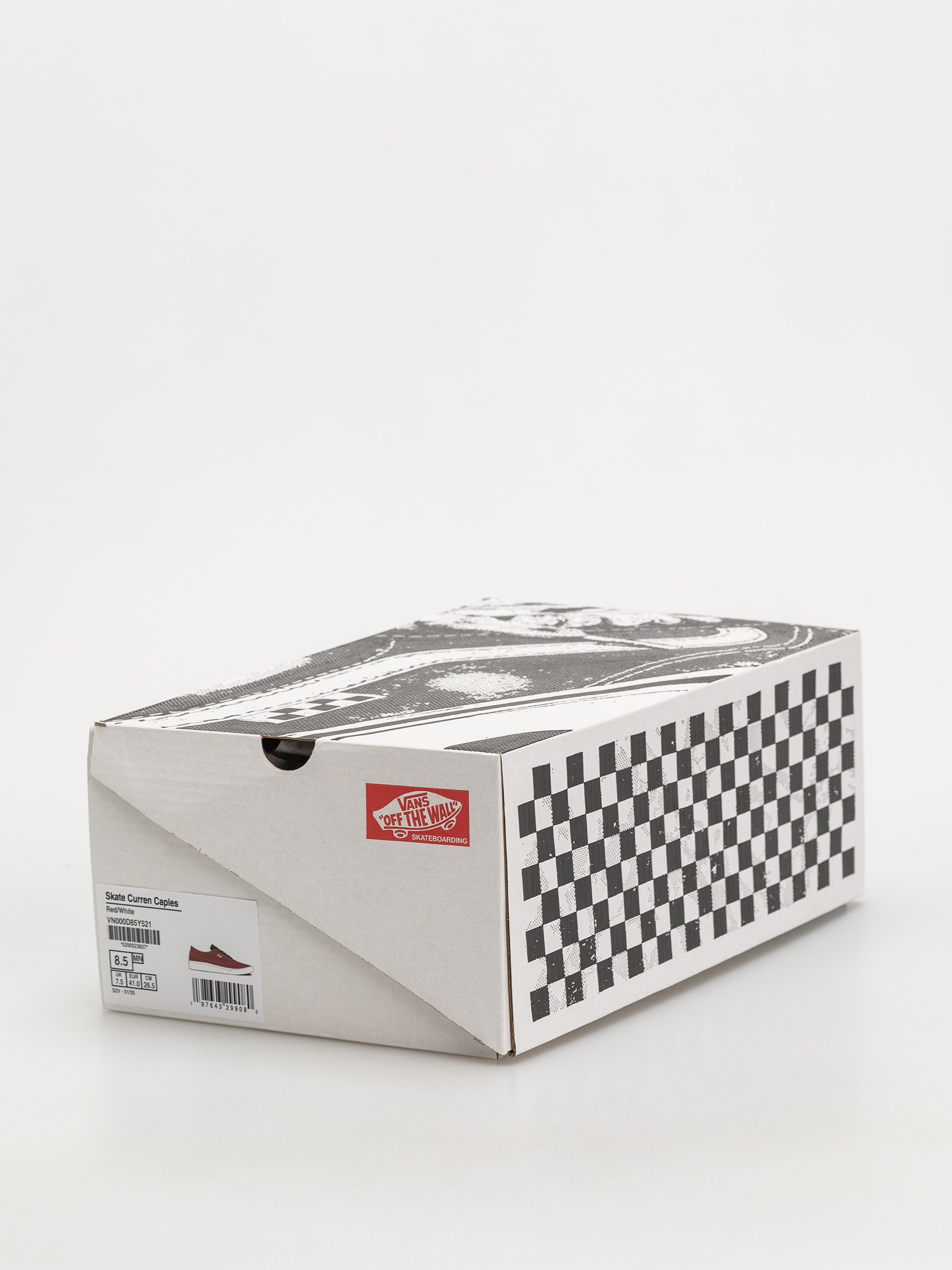 Topánky Vans Skate Curren Caples (red/white)