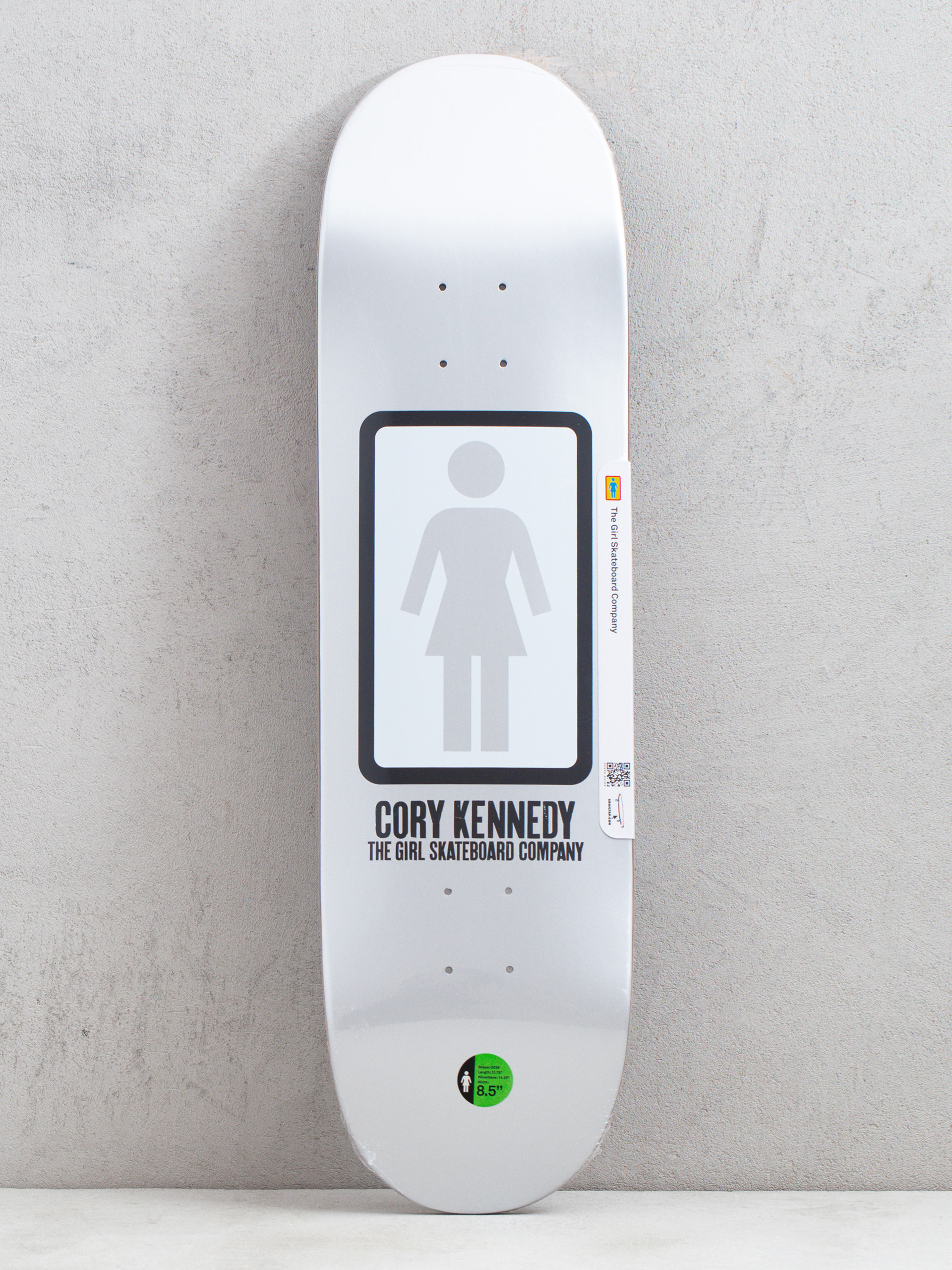 Doska Girl Skateboard Kennedy Og Black White (silver)