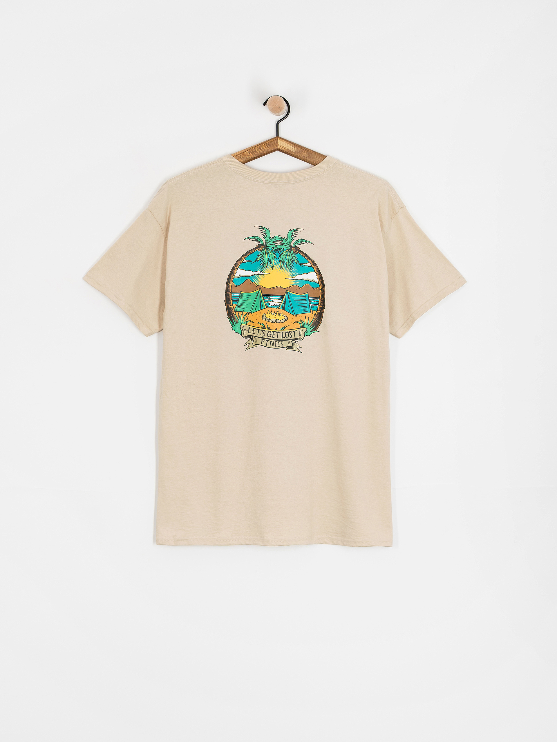 Tričko Etnies Camp Vibes (khaki)