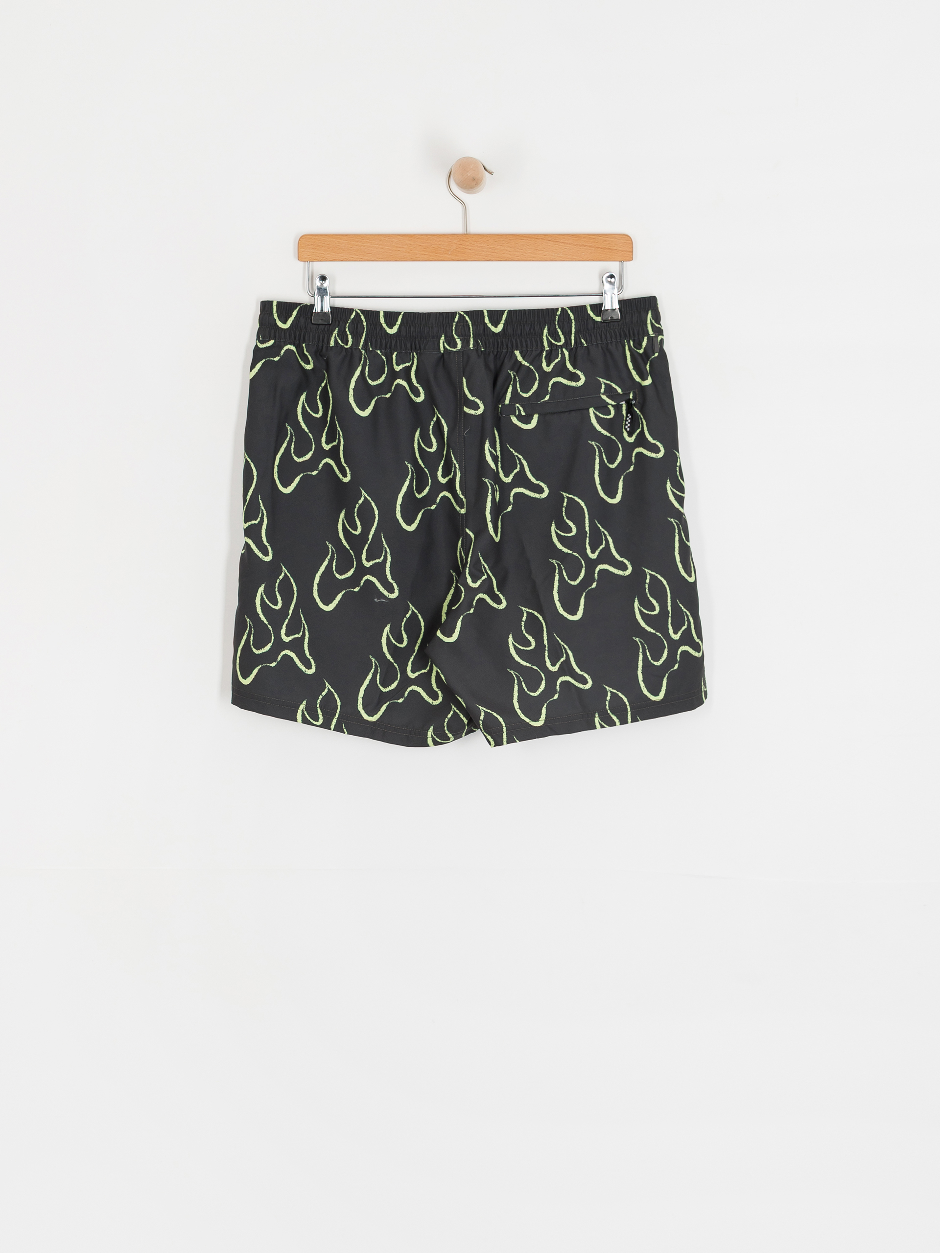 Plážové kraťasy Vans Primary Print Elastic (asphalt/shadow lime)