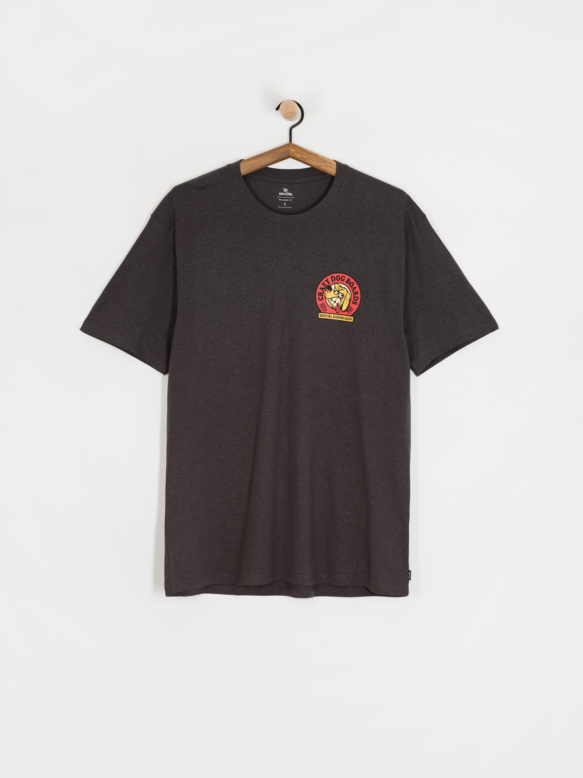 Tričko Rip Curl Shaper Address (washed black)