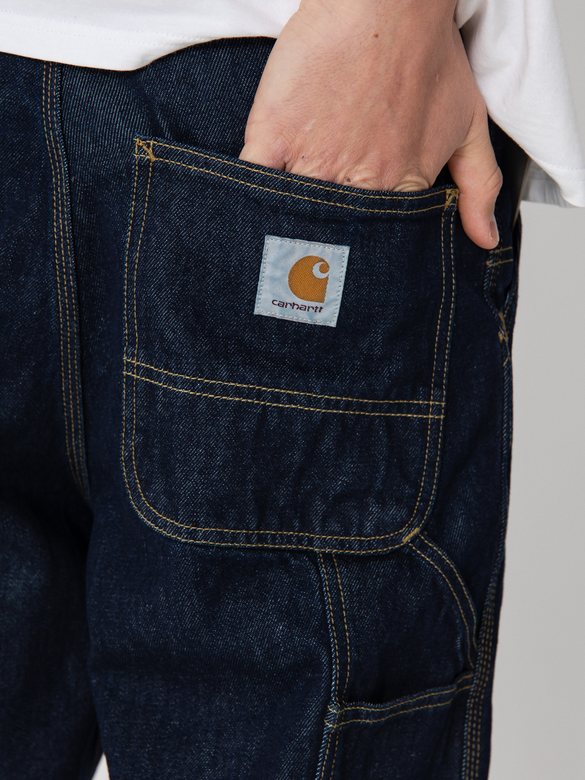 Kraťasy Carhartt WIP Single Knee (blue)