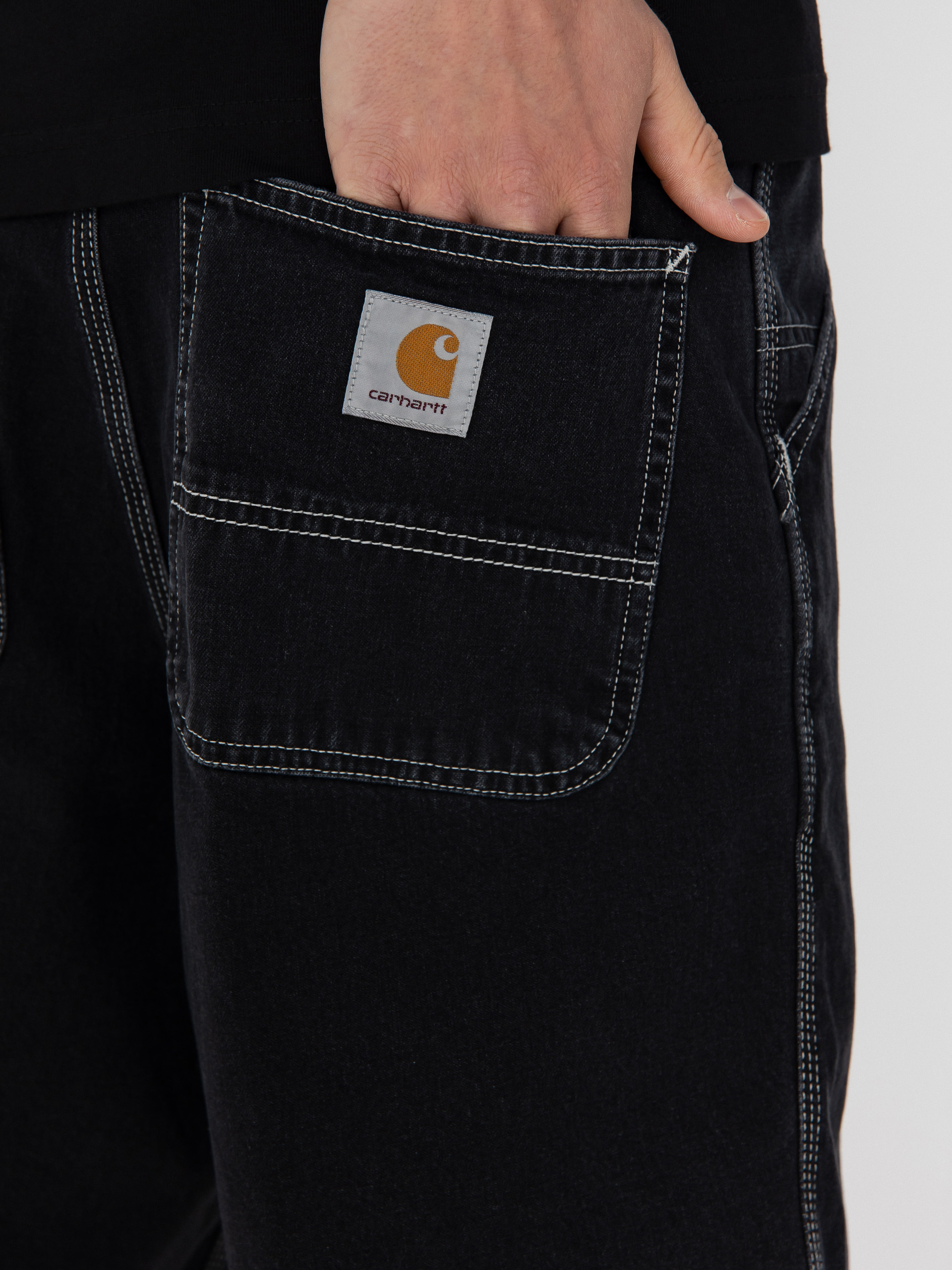 Kraťasy Carhartt WIP Simple (black)