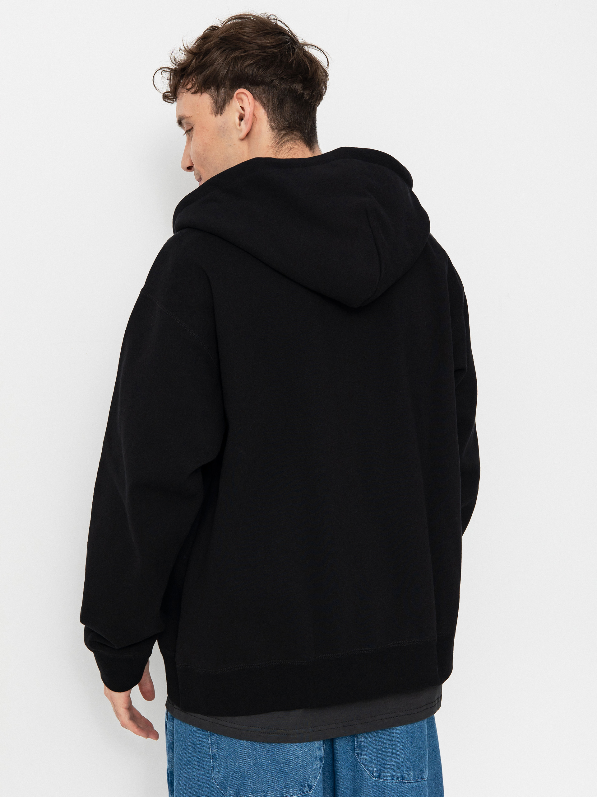 Mikina s kapucňou OBEY Established Works Bold ZHD (black)