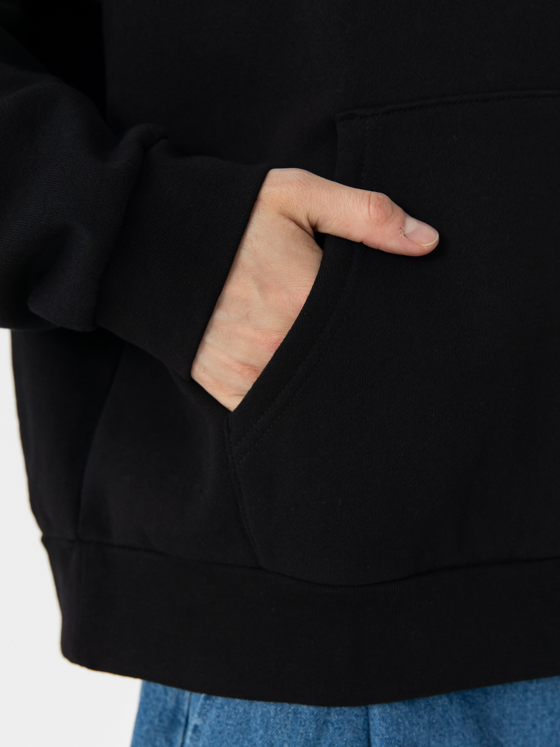 Mikina s kapucňou OBEY Bold Icon Extra Heavy HD (black)