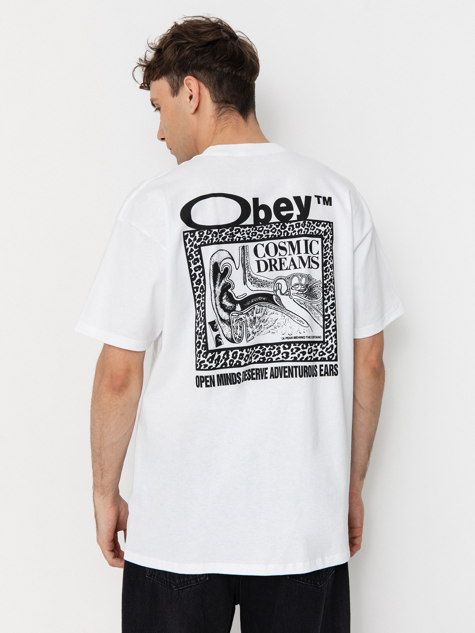 Tričko OBEY Cosmic Dreams (white)