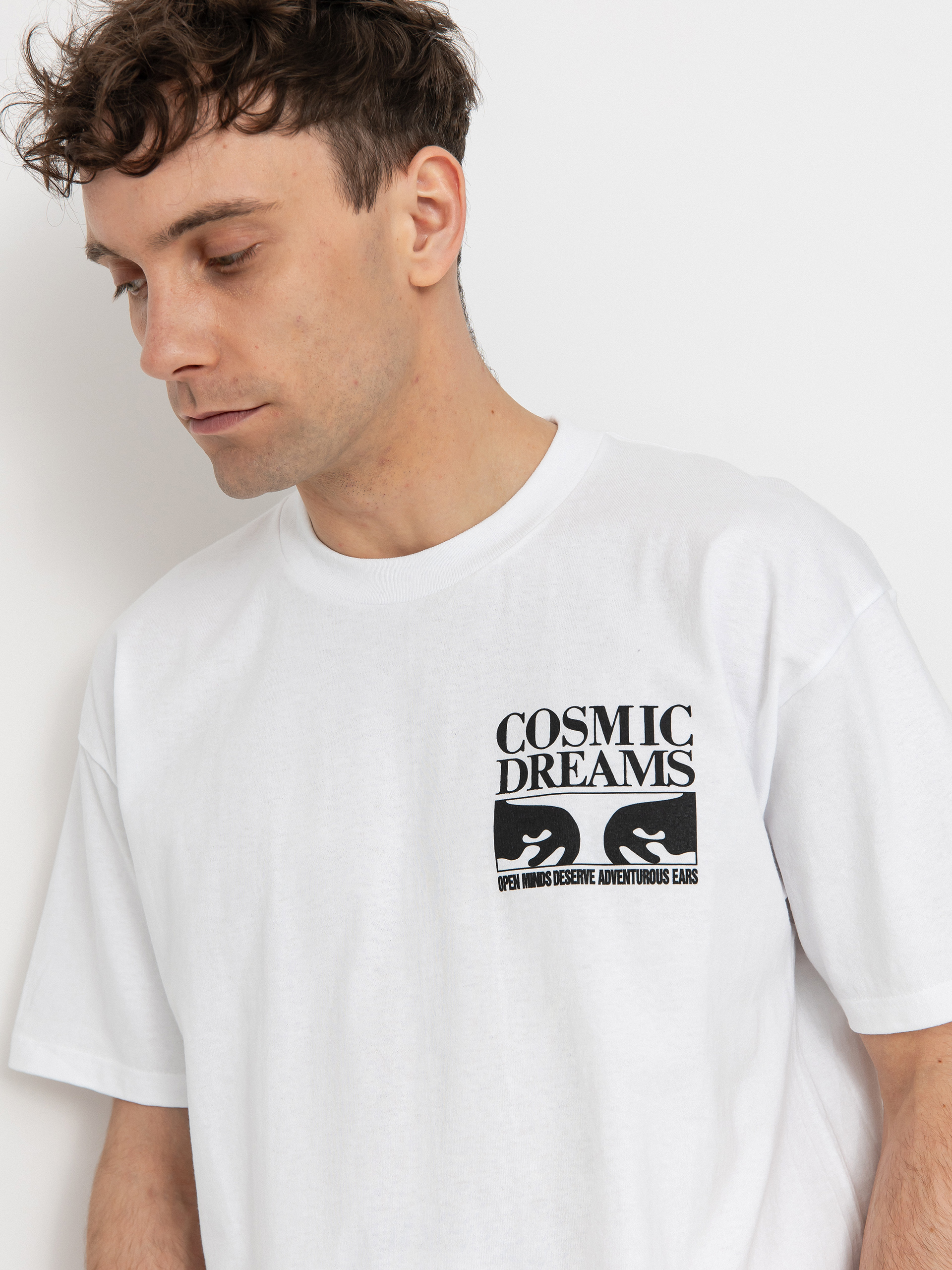 Tričko OBEY Cosmic Dreams (white)