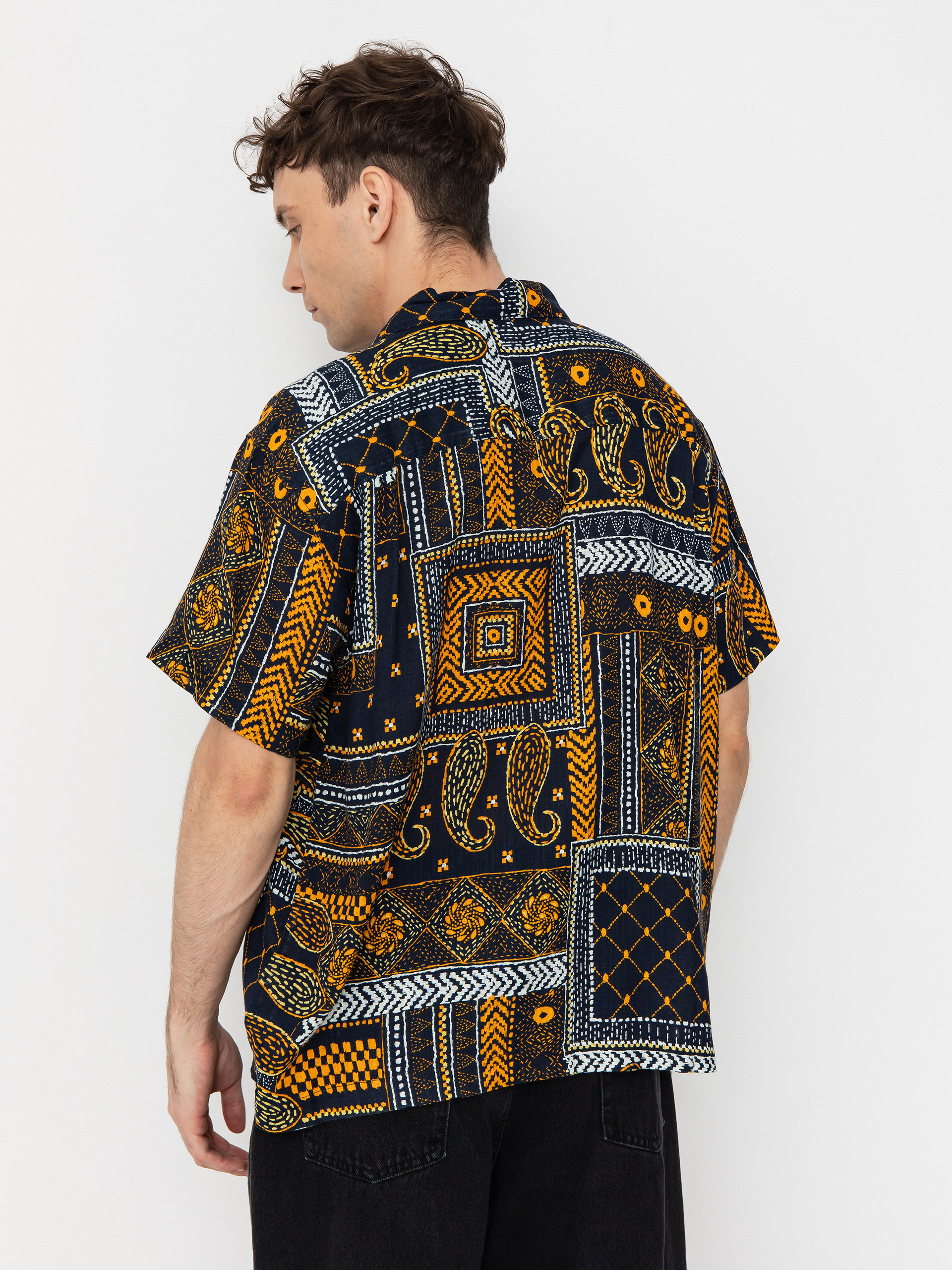 Košeľa OBEY Archie (navy multi)