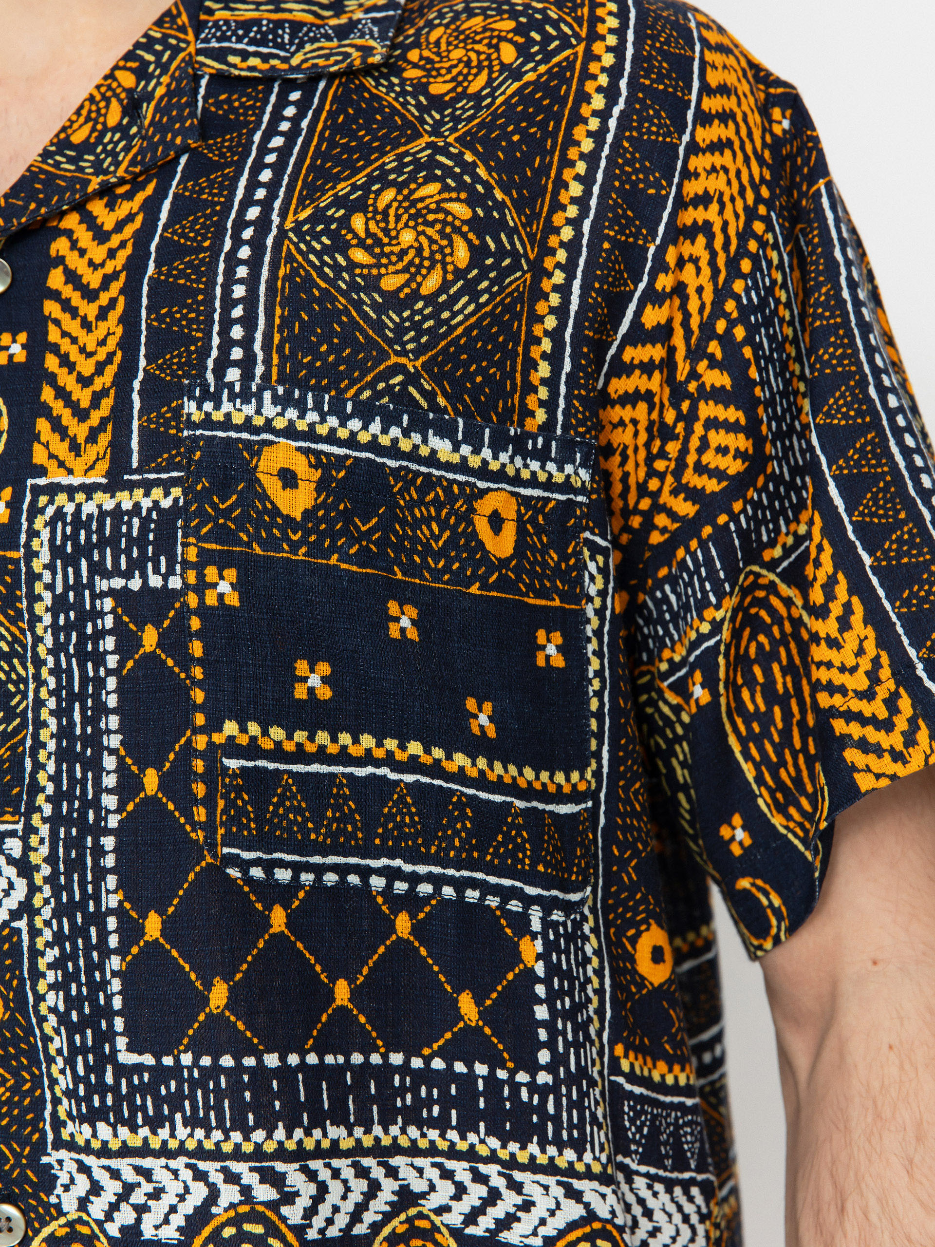 Košeľa OBEY Archie (navy multi)