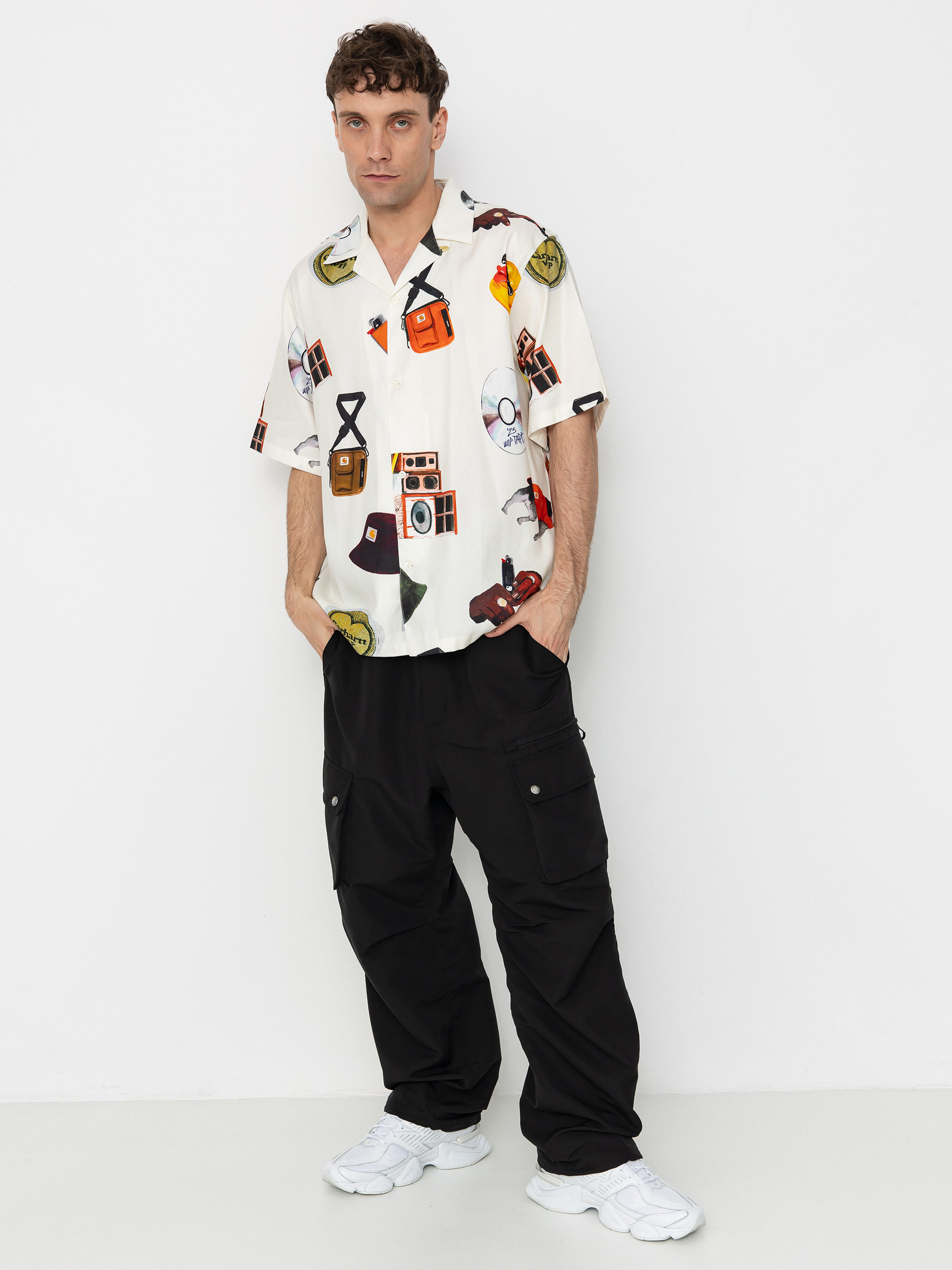 Košeľa Carhartt WIP Jacob Rochester (jacob rochester print/wax)