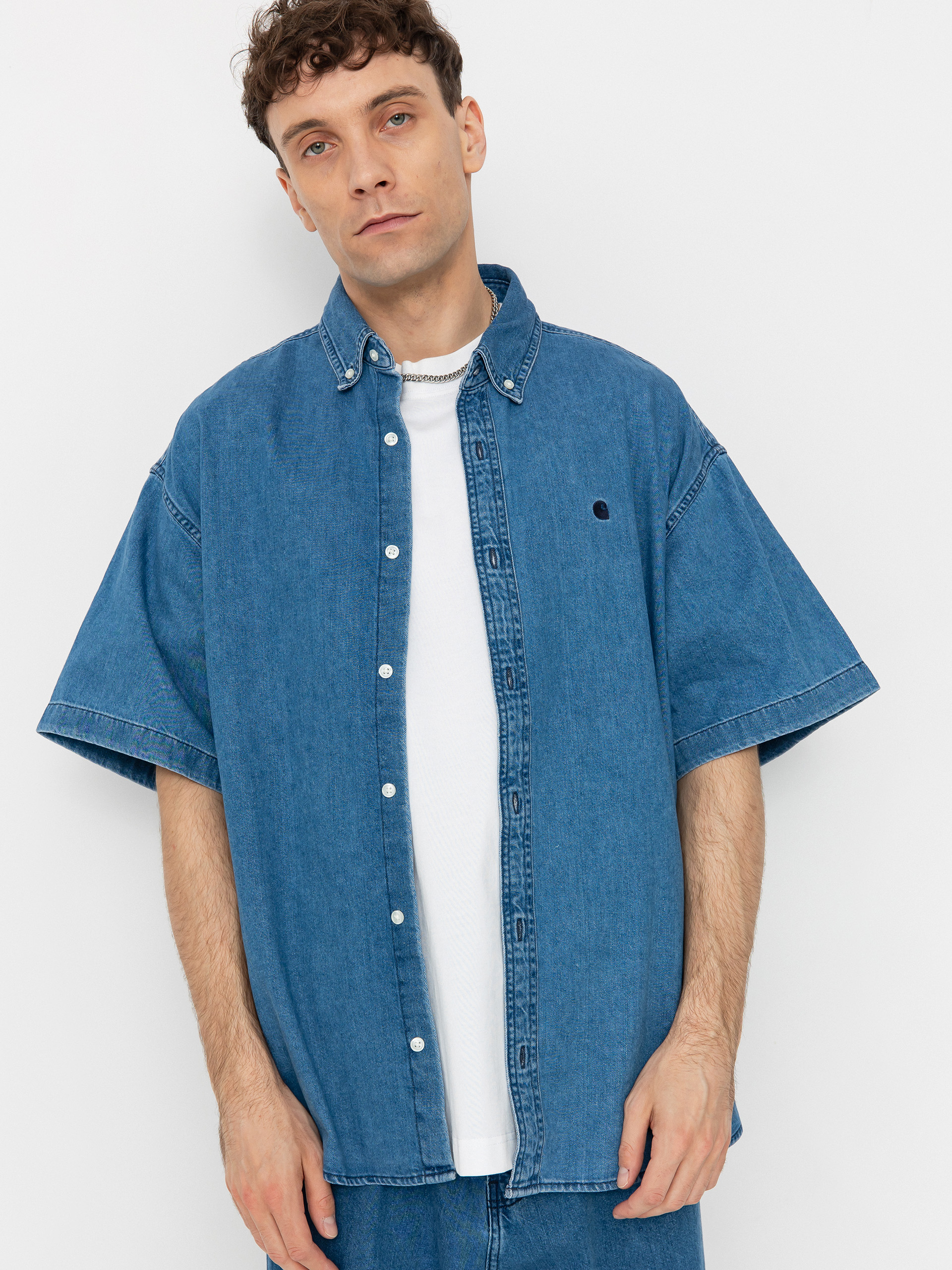 Košeľa Carhartt WIP Lucas (blue)