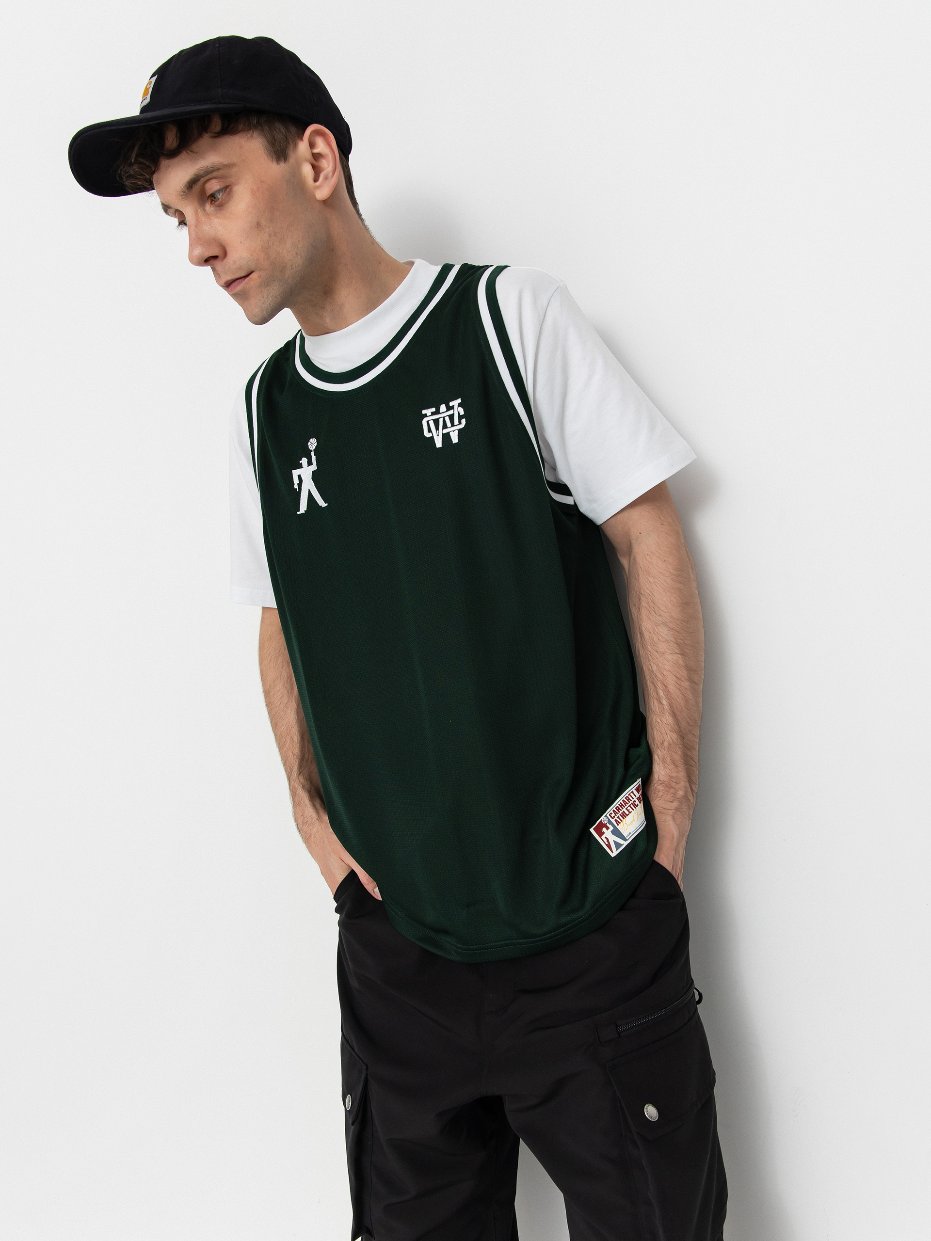 Tričko Carhartt WIP Win Lock Up (conifer)