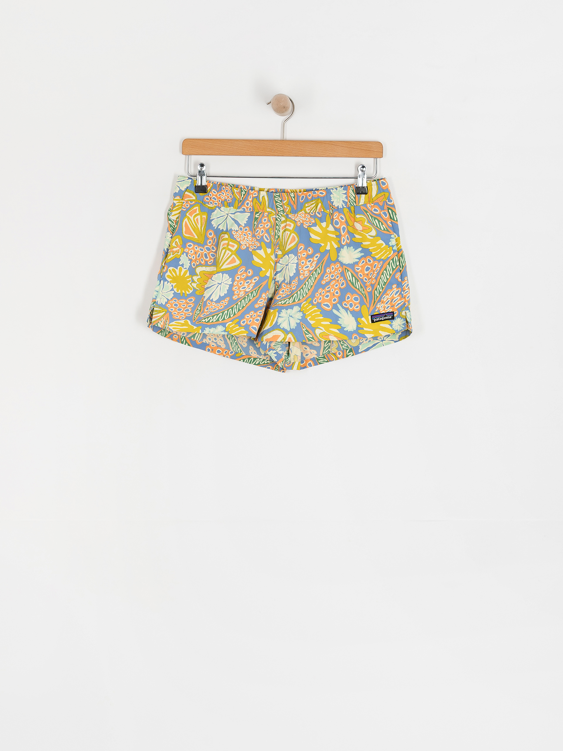 Kraťasy Patagonia Barely Baggies 2 1/2 in Wmn (flourish/abundant blue)