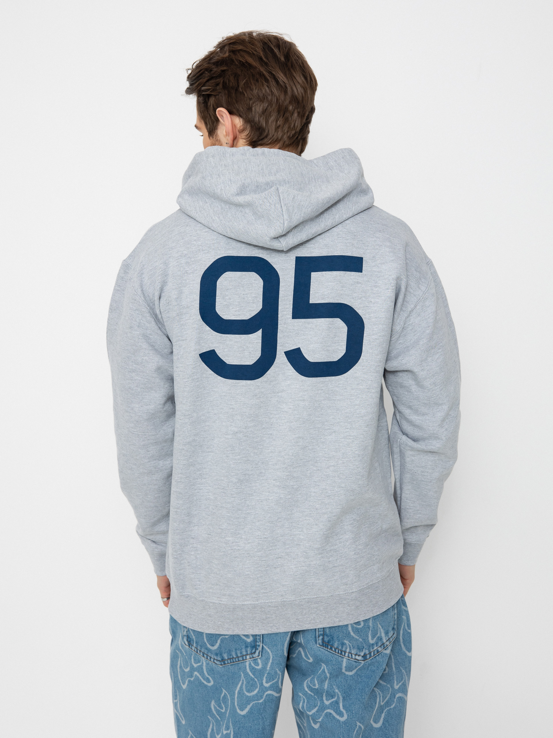 Mikina s kapucňou eS 95 HD (grey heather)