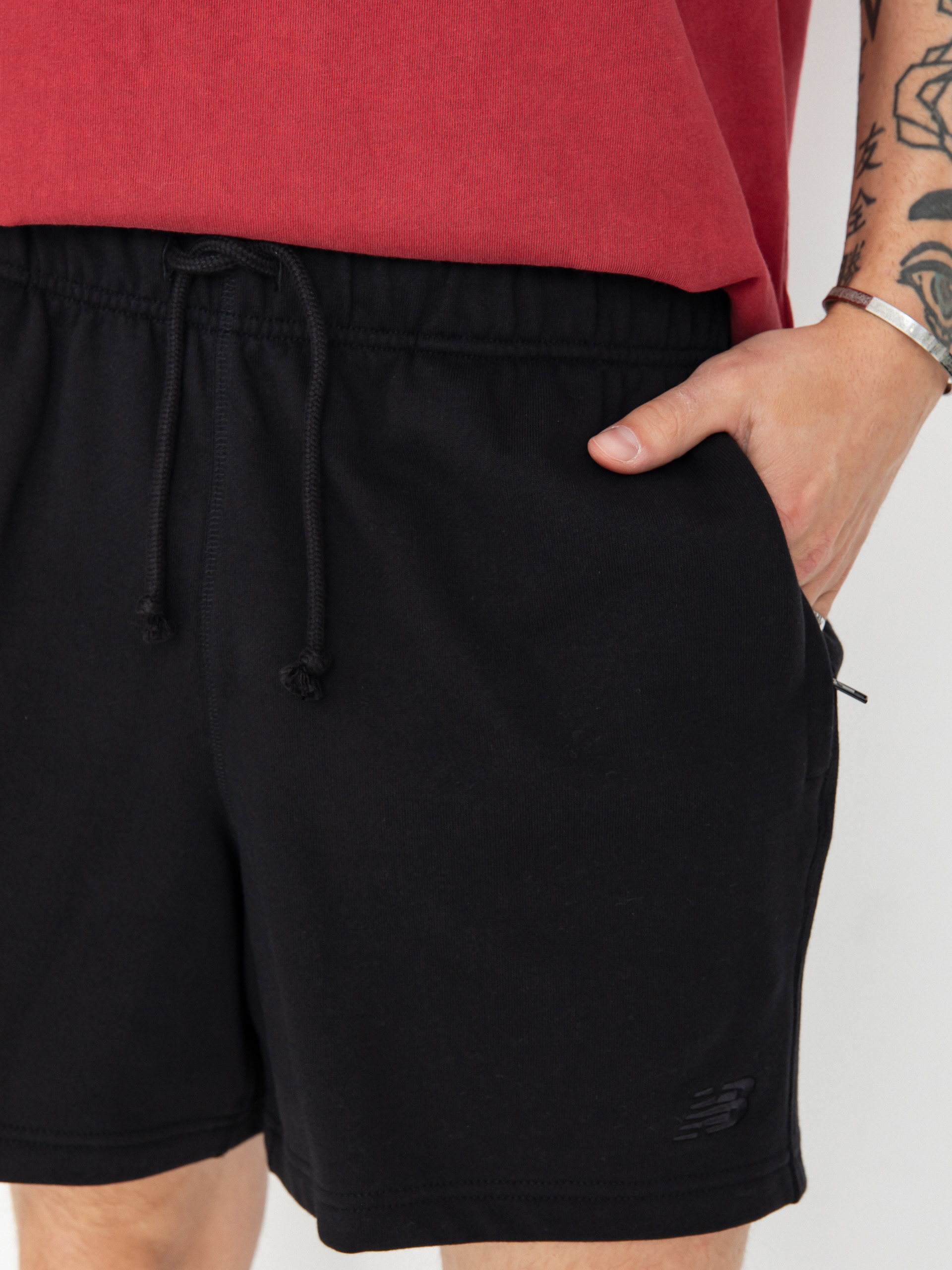 Kraťasy New Balance Athletics French (black)