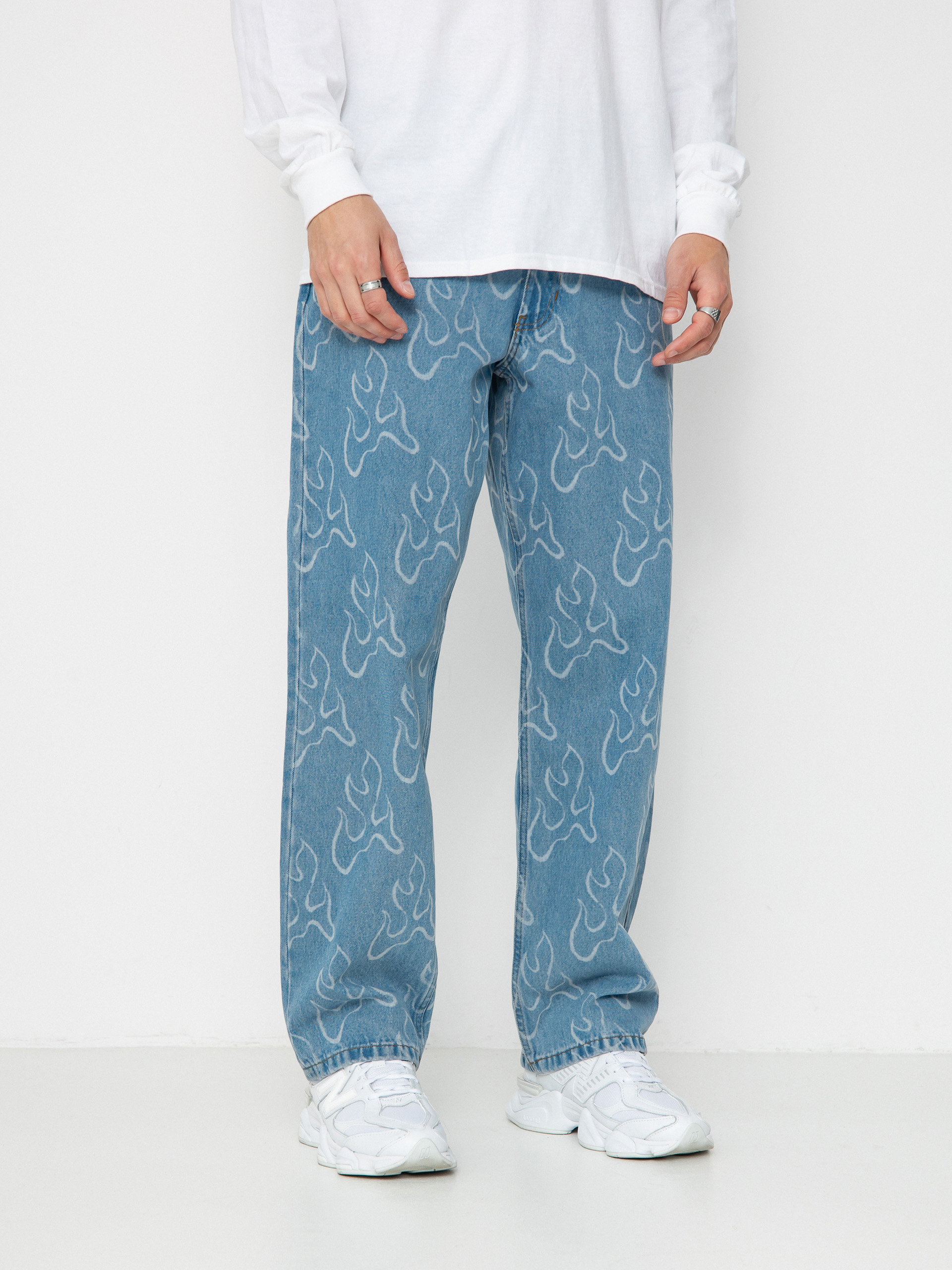 Nohavice Vans Check 5 Blaze Loose Denim (stonewash/blue)