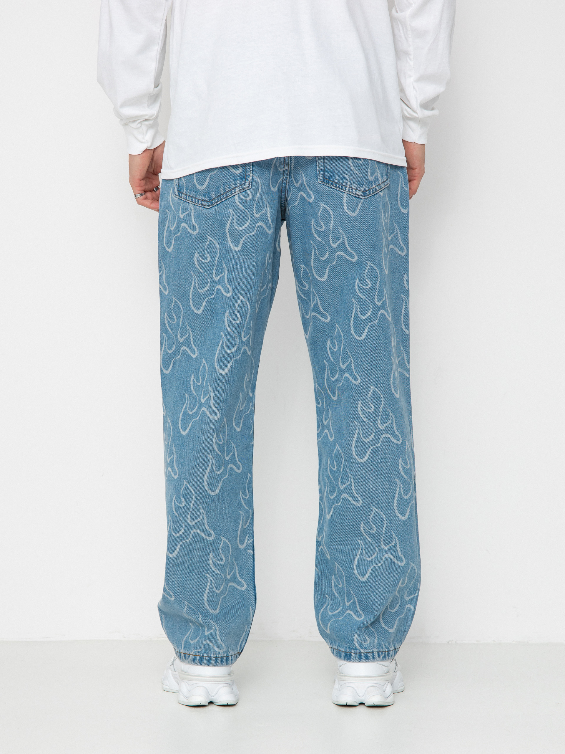 Nohavice Vans Check 5 Blaze Loose Denim (stonewash/blue)