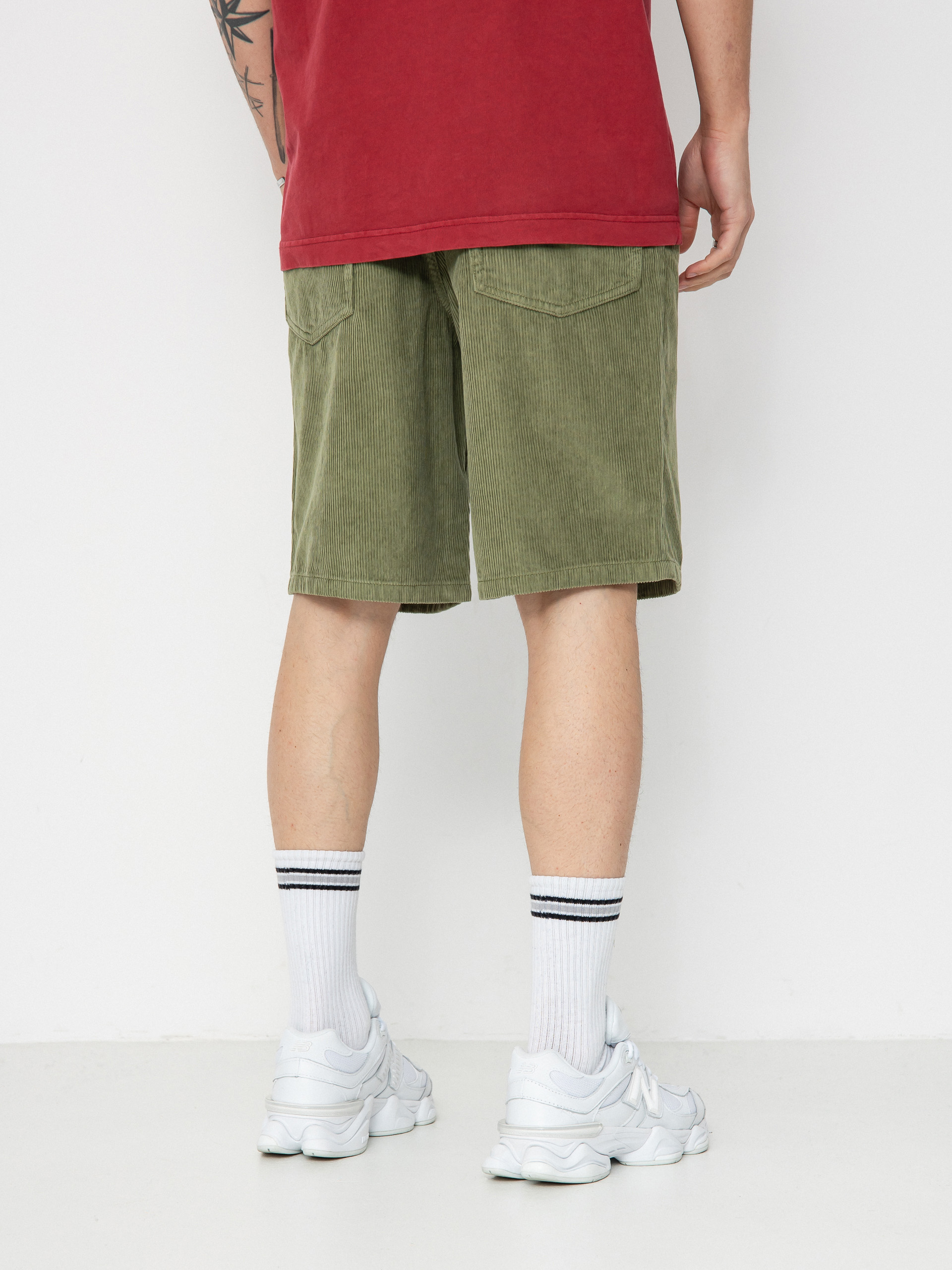 Kraťasy Vans Check 5 Loose Corduroy (loden green)