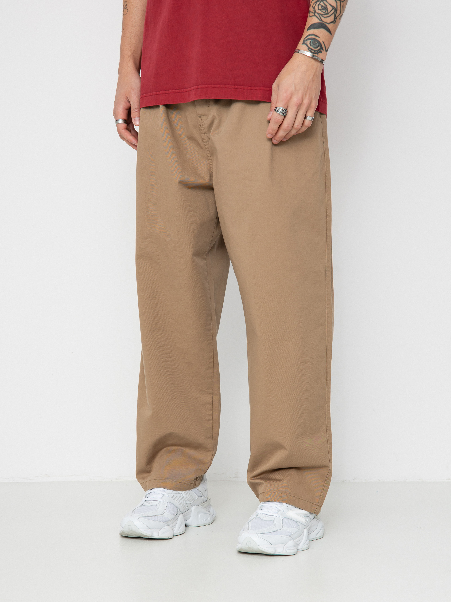 Nohavice Carhartt WIP Marv (leather)